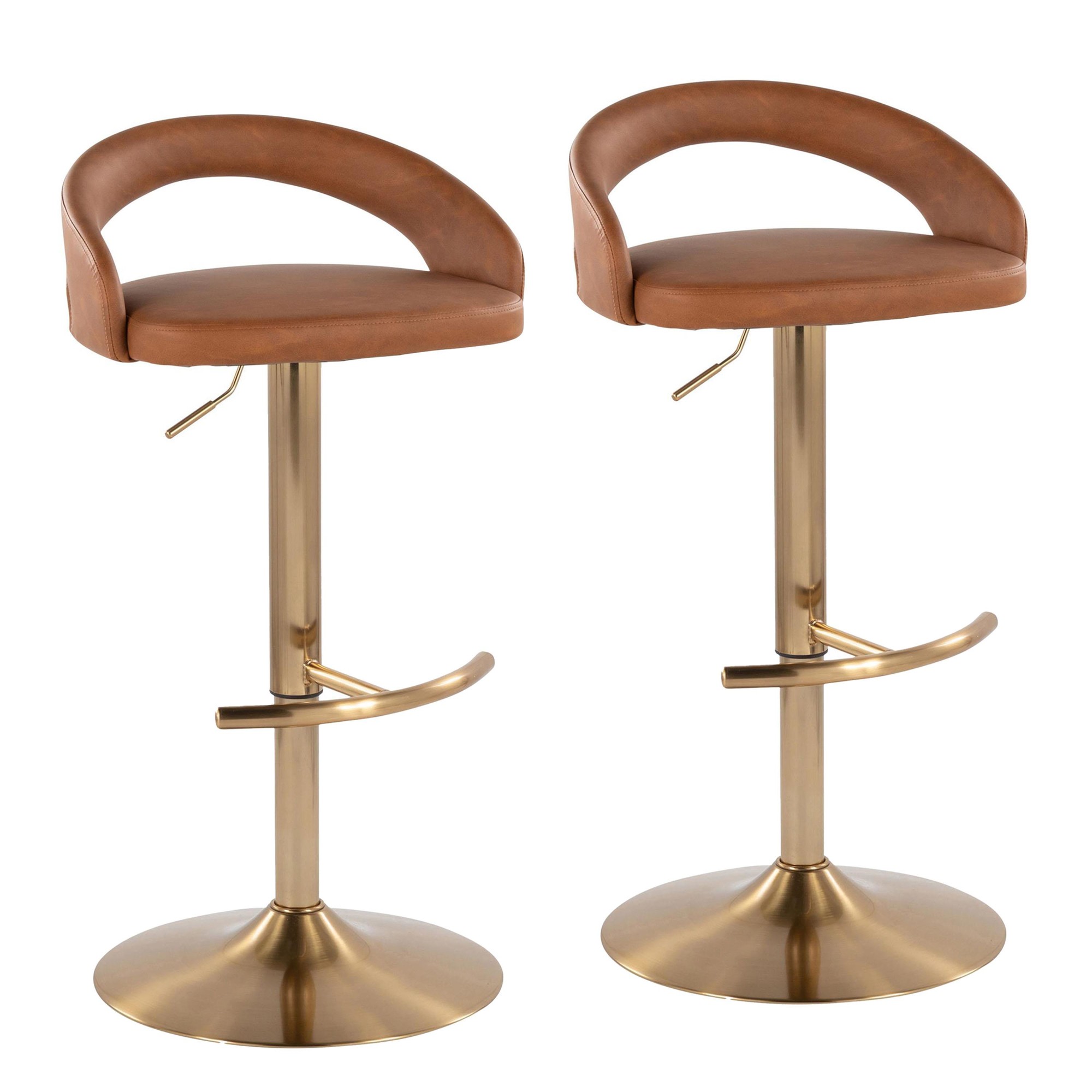 Grotto-Camel-Faux-Leather-Gold-Contemporary-Adjustable-Barstools-Set-of-2-2