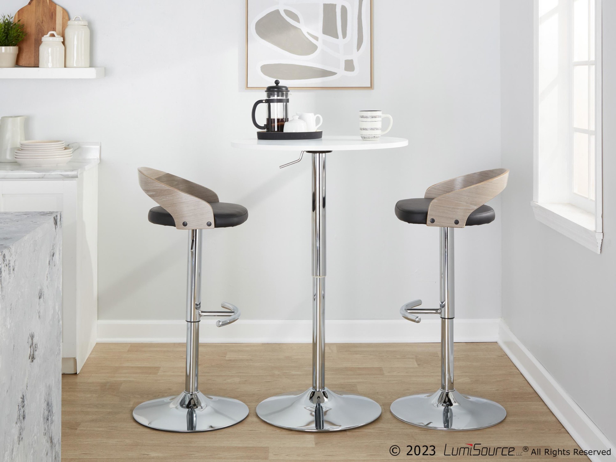 Grotto-Chrome-Black-Faux-Leather-Adjustable-Swivel-Barstool-Set-of-2-3