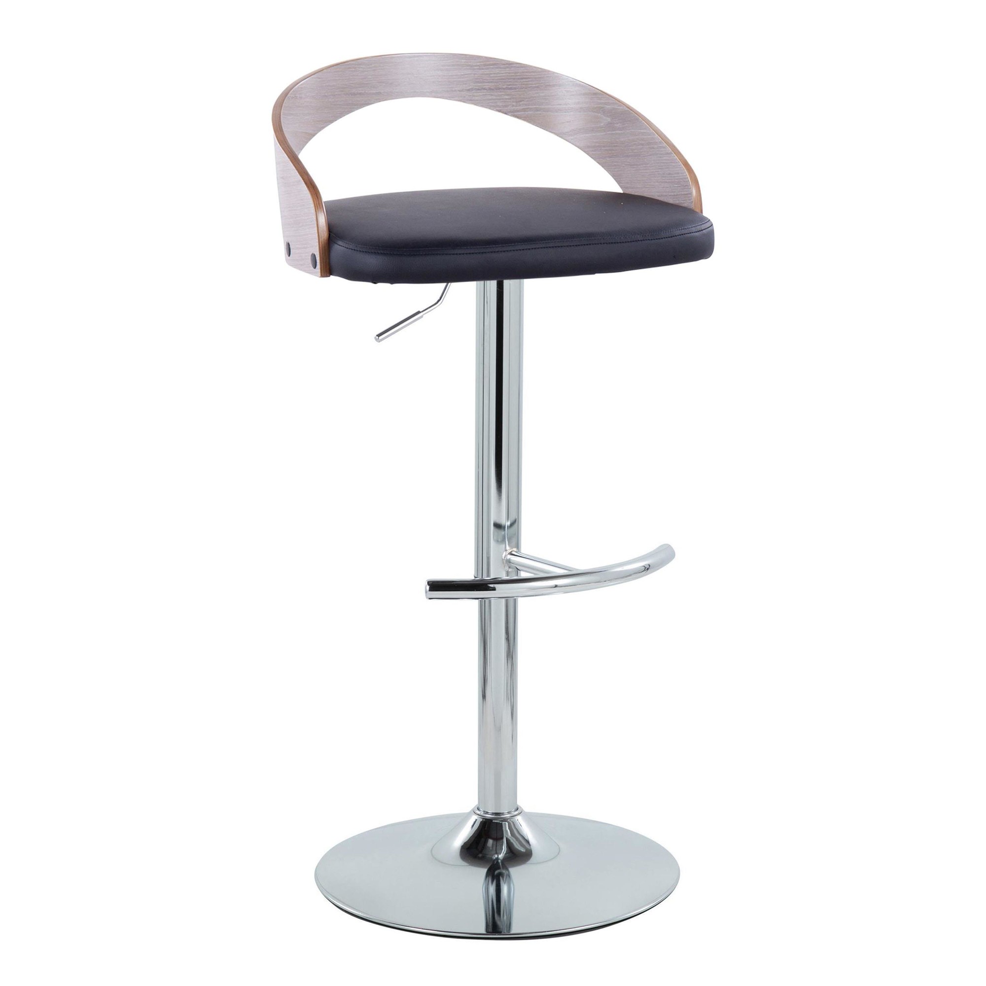 Grotto-Chrome-Black-Faux-Leather-Adjustable-Swivel-Barstool-Set-of-2-5