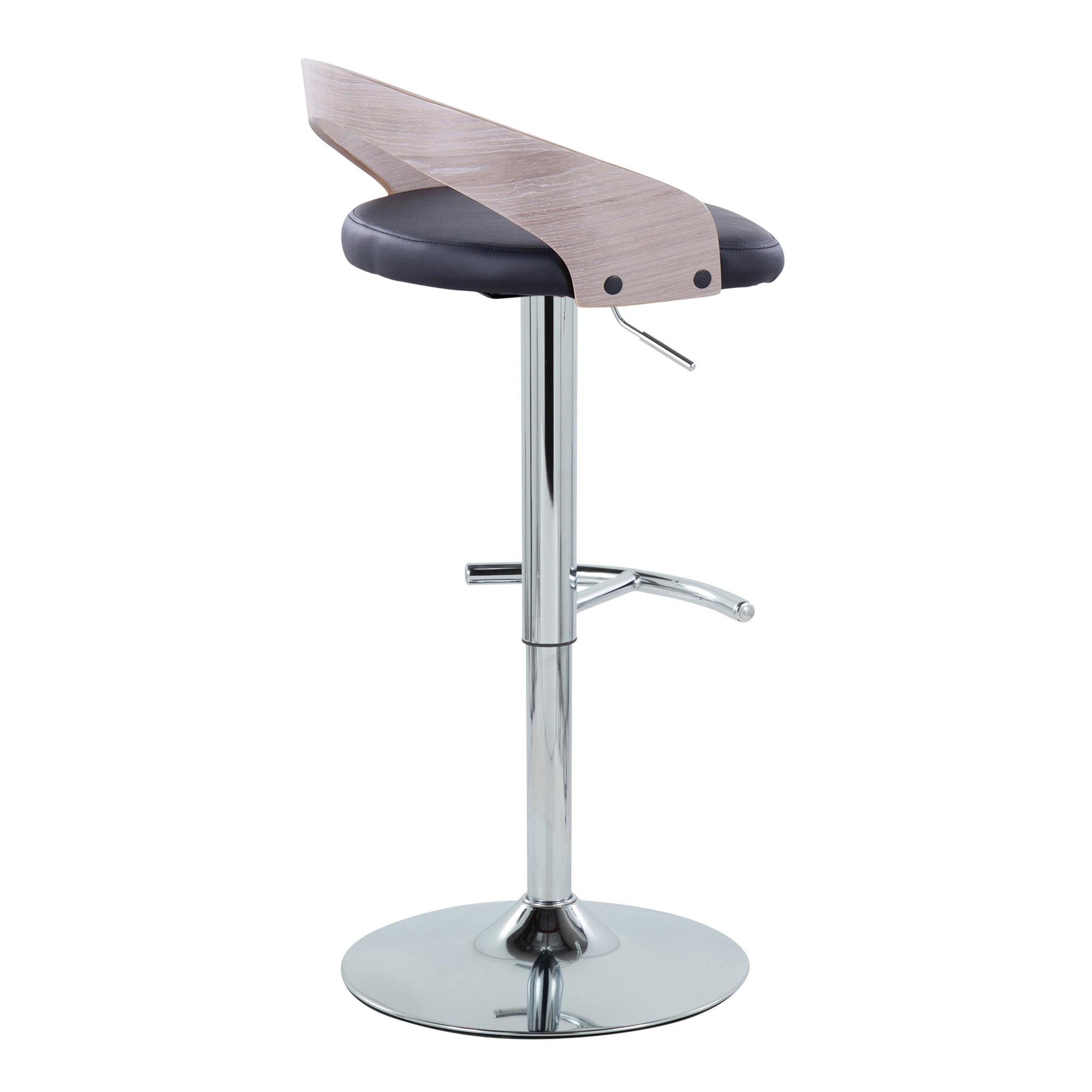 Grotto-Chrome-Black-Faux-Leather-Adjustable-Swivel-Barstool-Set-of-2-7