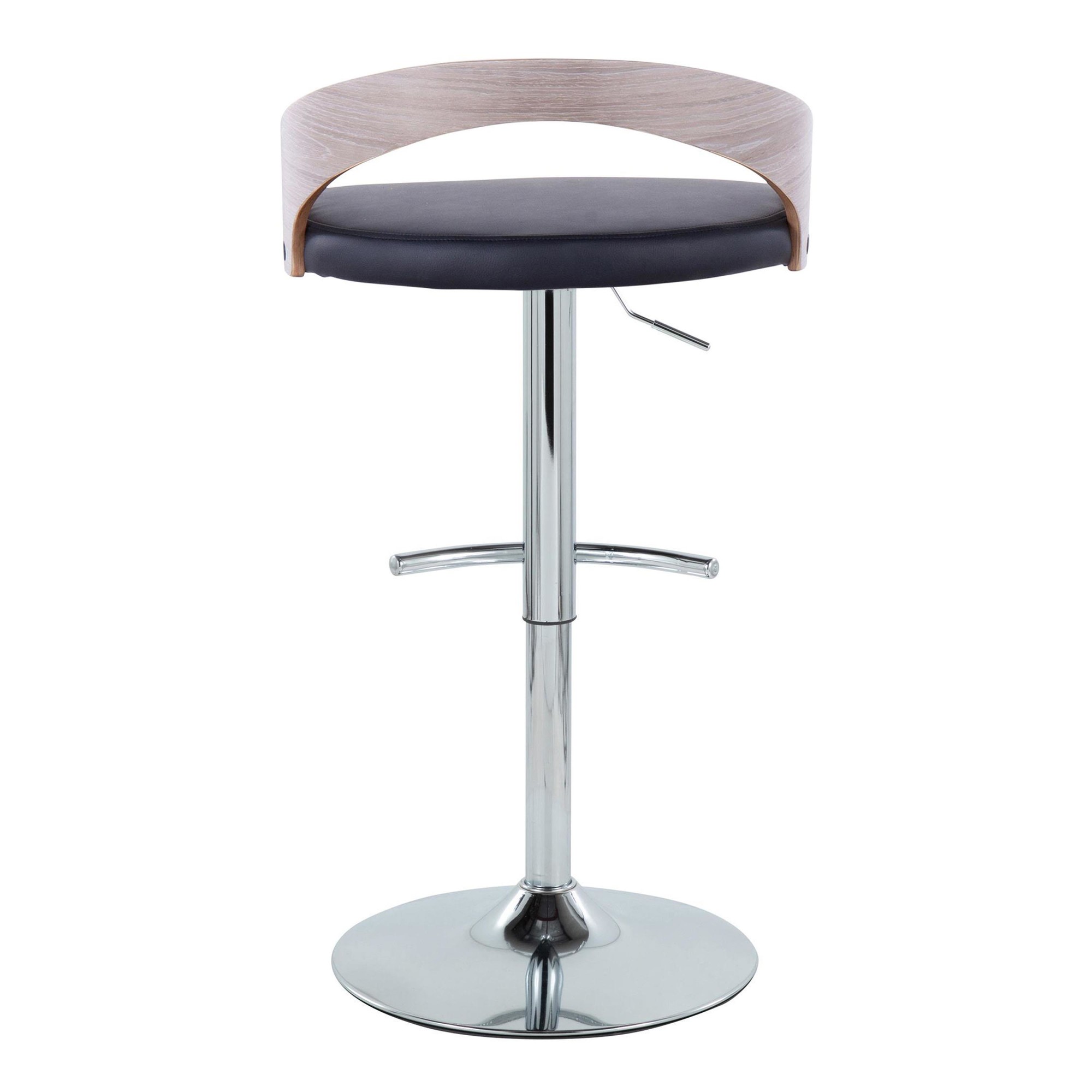 Grotto-Chrome-Black-Faux-Leather-Adjustable-Swivel-Barstool-Set-of-2-8
