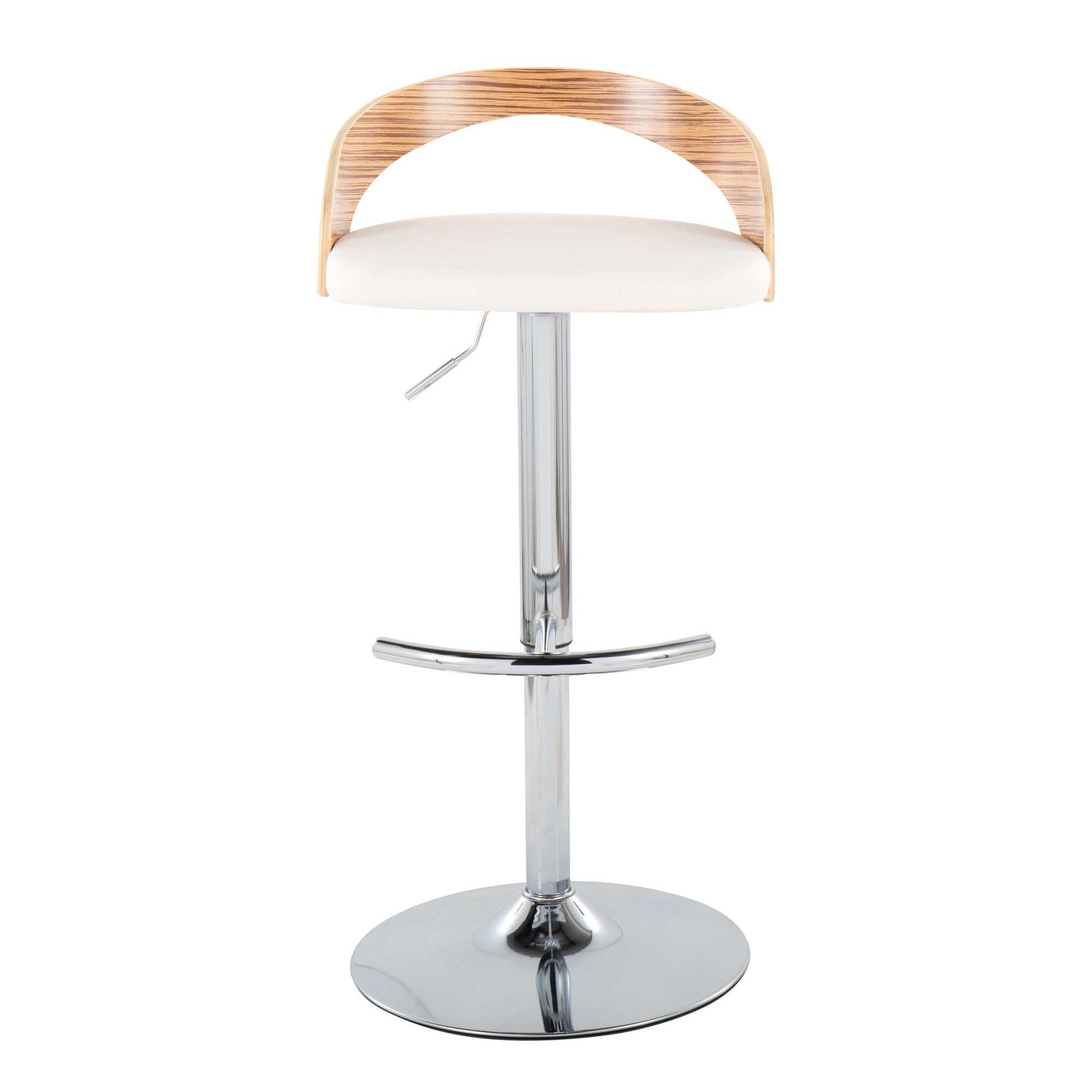 Grotto-Chrome-Zebra-Wood-White-Faux-Leather-Swivel-Barstools-Set-of-2-9