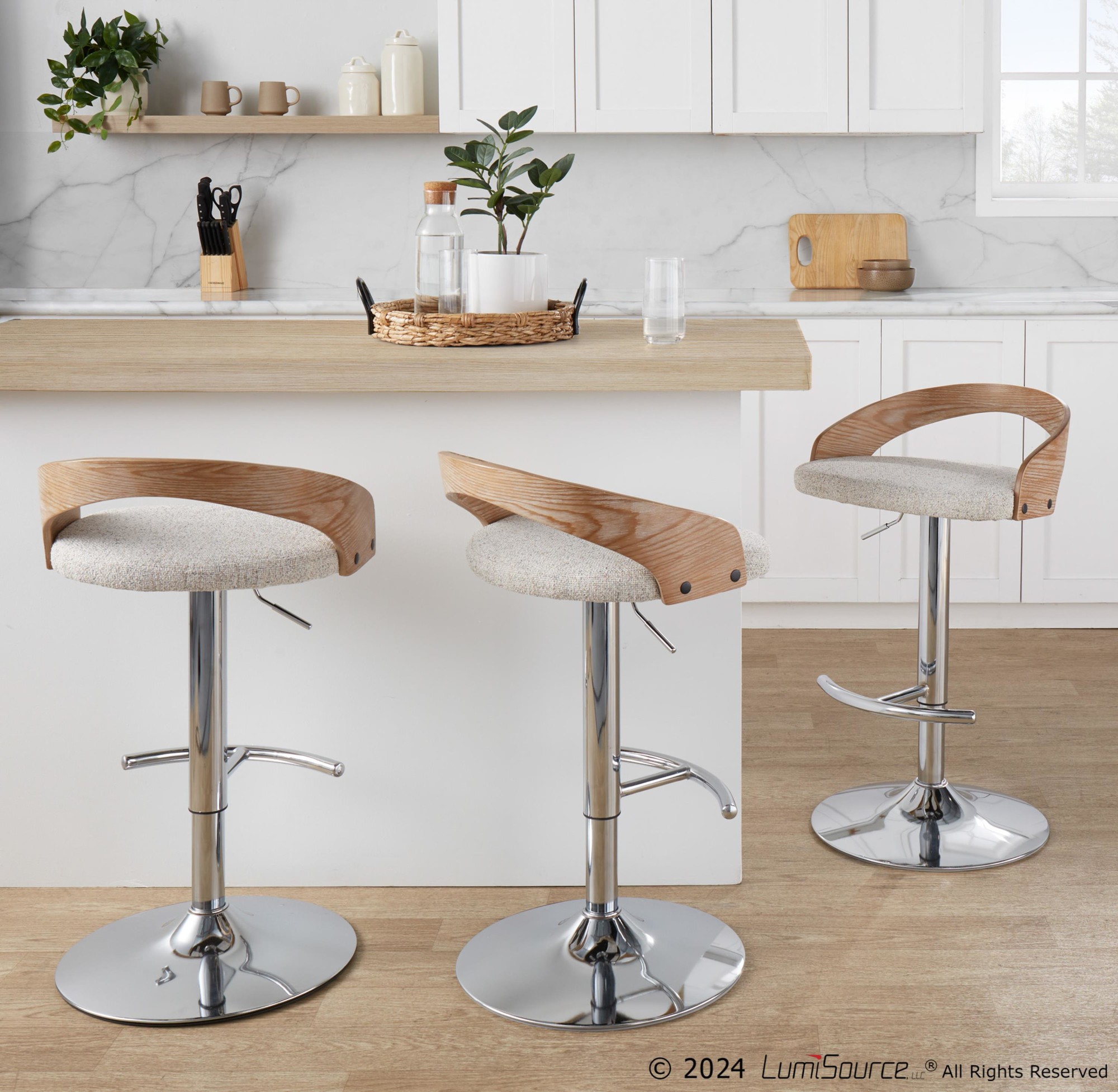 Grotto-Chrome-and-Oat-Fabric-Swivel-Barstools-Set-of-2-3