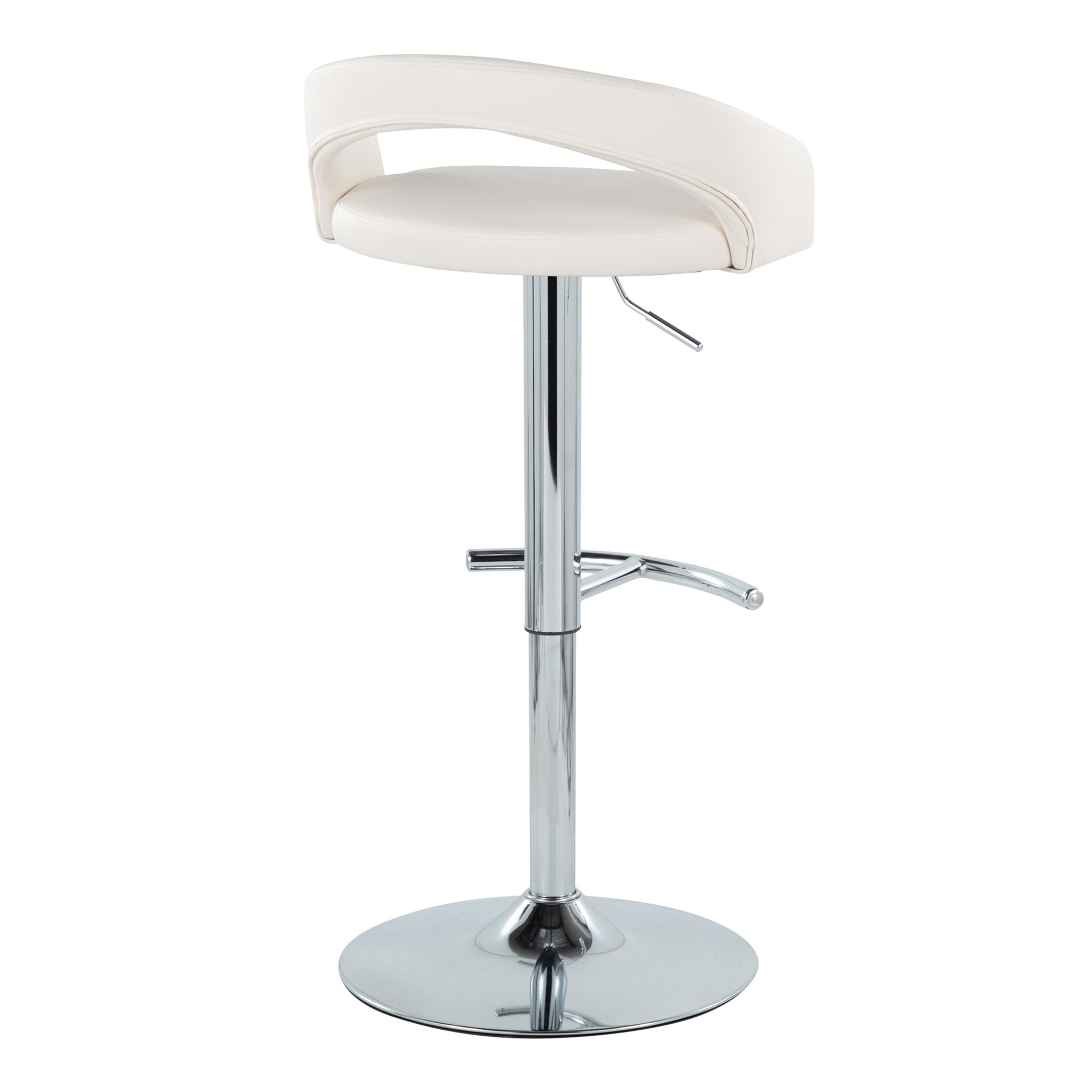 Grotto-Contemporary-Adjustable-Barstool-White-Faux-Leather-Chrome-Set-of-2-Set-of-2-5
