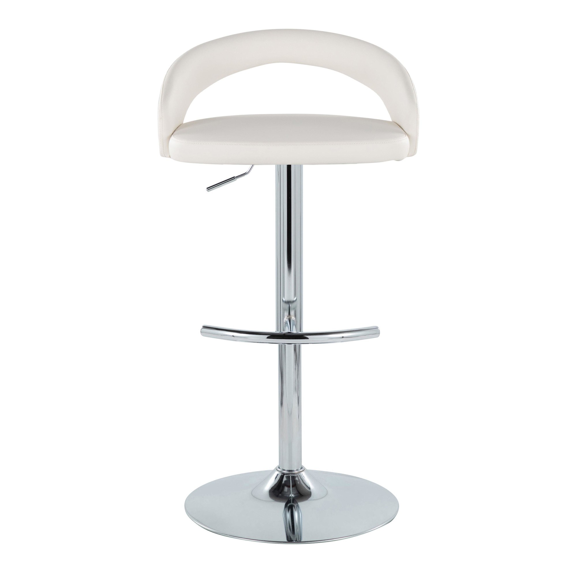 Grotto-Contemporary-Adjustable-Barstool-White-Faux-Leather-Chrome-Set-of-2-Set-of-2-7