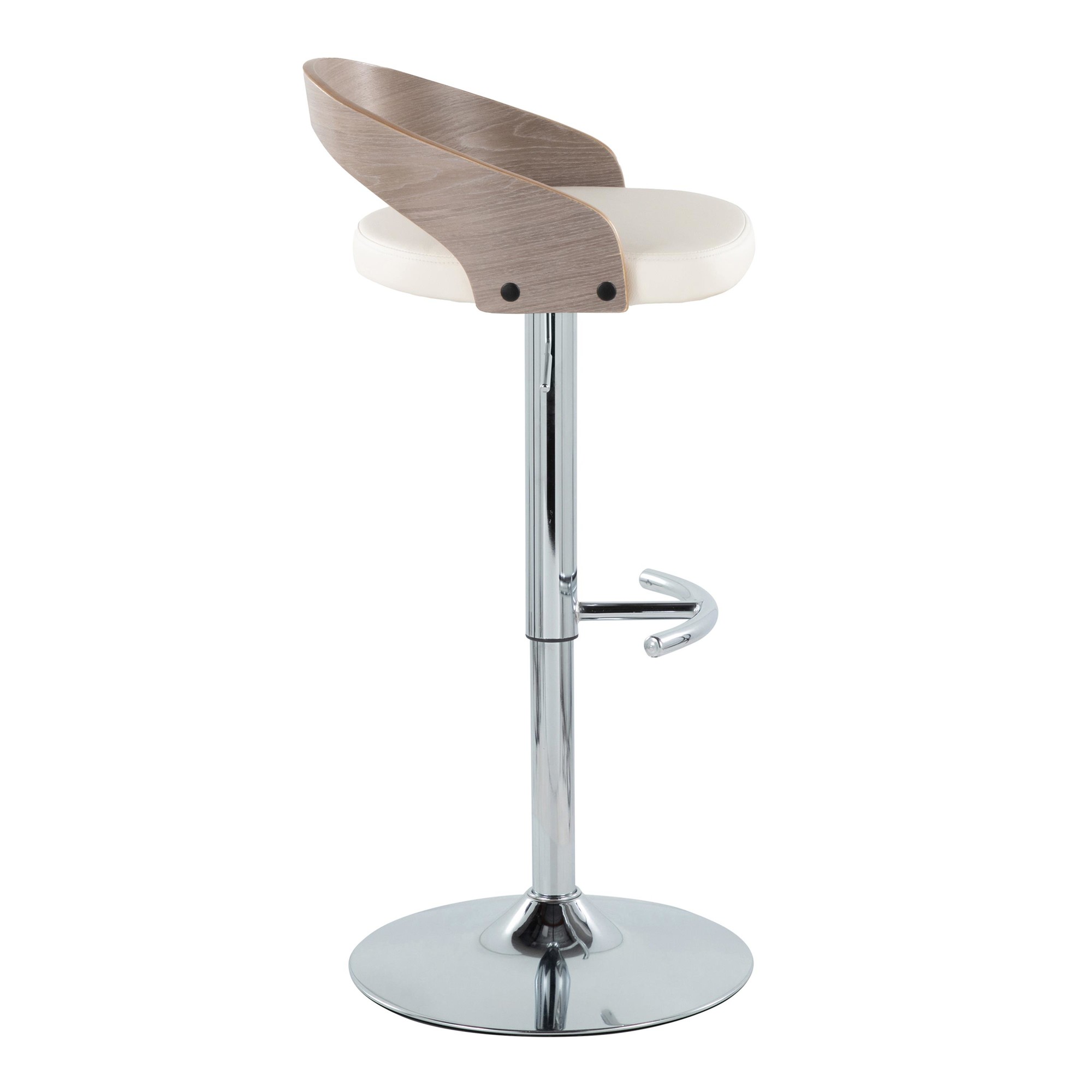 Grotto-Contemporary-Adjustable-Swivel-Barstool-WhiteGrey-Set-of-2-4