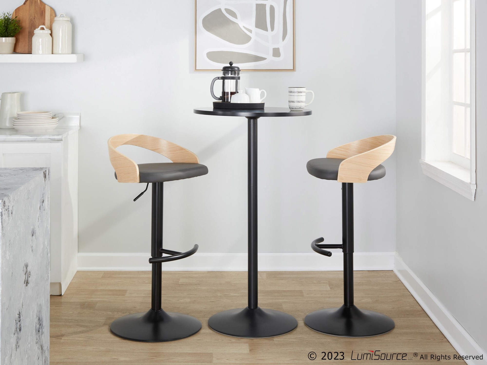 Grotto-Contemporary-Grey-Faux-Leather-Adjustable-Swivel-Barstool-Set-of-2-2