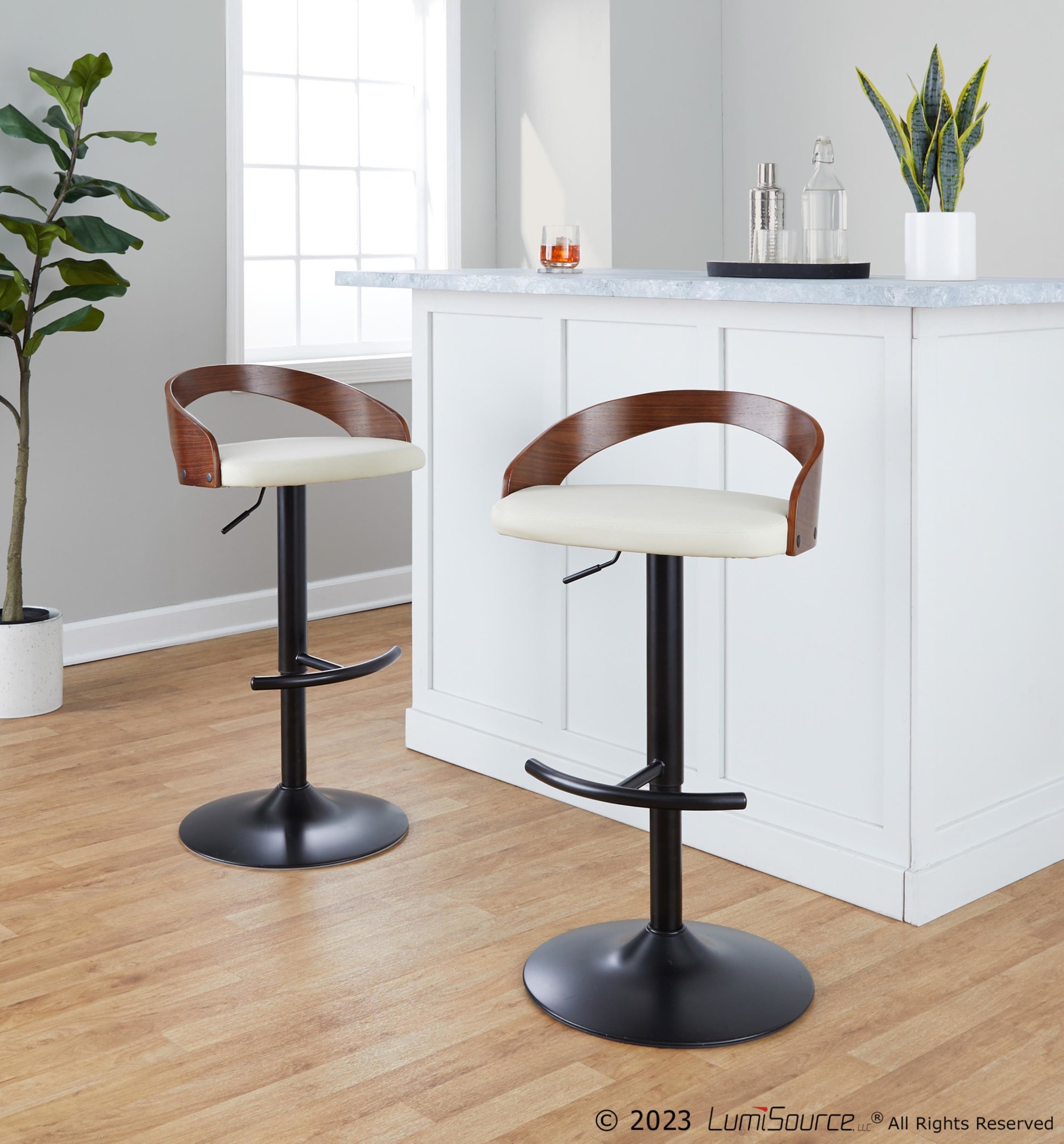 Grotto-Cream-Faux-Leather-Adjustable-Contemporary-Barstools-Set-of-2