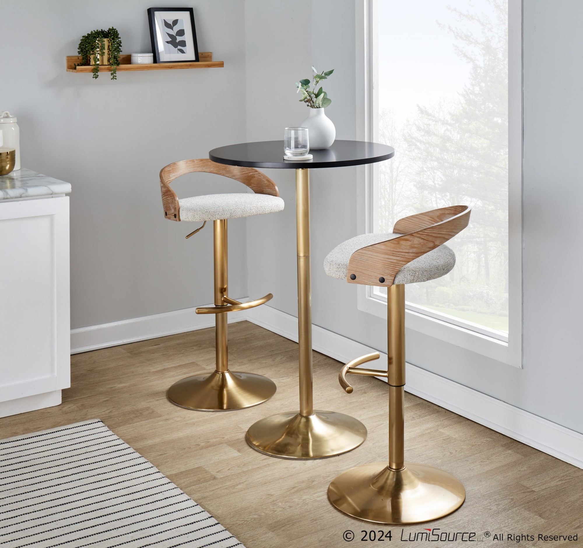 Grotto-Gold-Adjustable-Oat-Fabric-Swivel-Barstools-Set-of-2