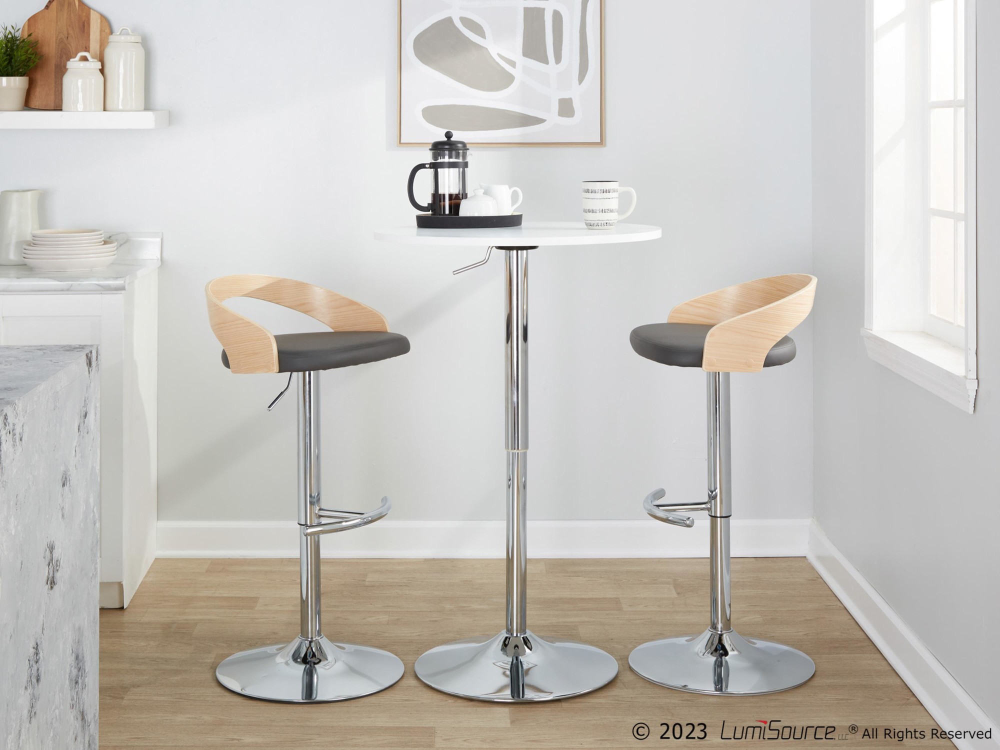 Grotto-Grey-Faux-Leather-Contemporary-Adjustable-Swivel-Barstool-Set-of-2-2