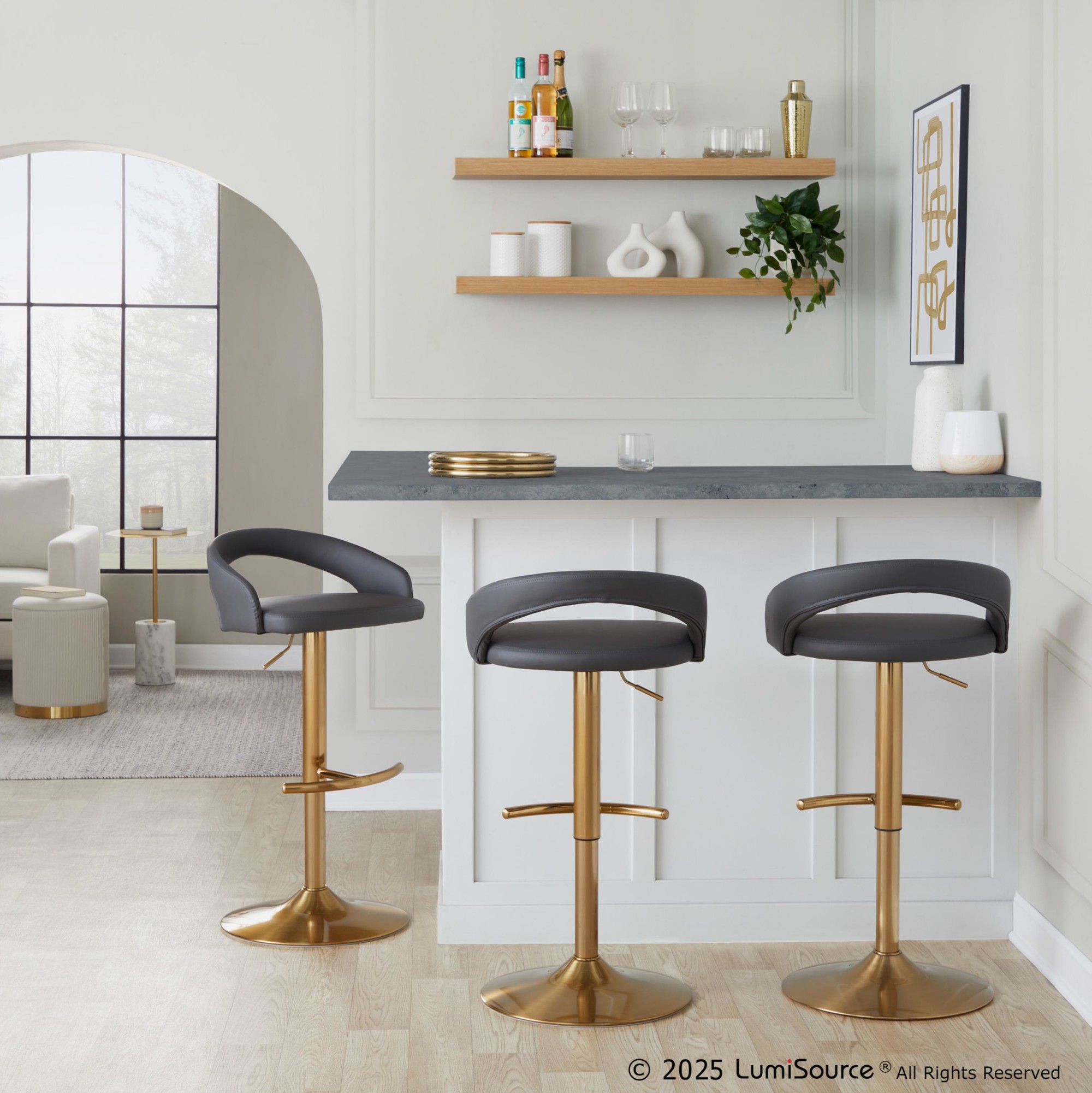 Grotto-Grey-Faux-Leather-Gold-Contemporary-Adjustable-Barstools-Set-of-2-1