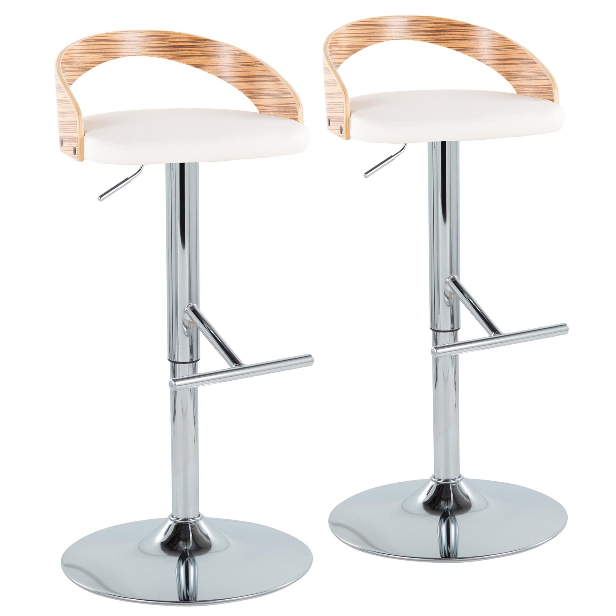 Grotto-Mid-Century-Modern-Adjustable-Chrome-Barstool-ZebraWhite-Set-of-2-2