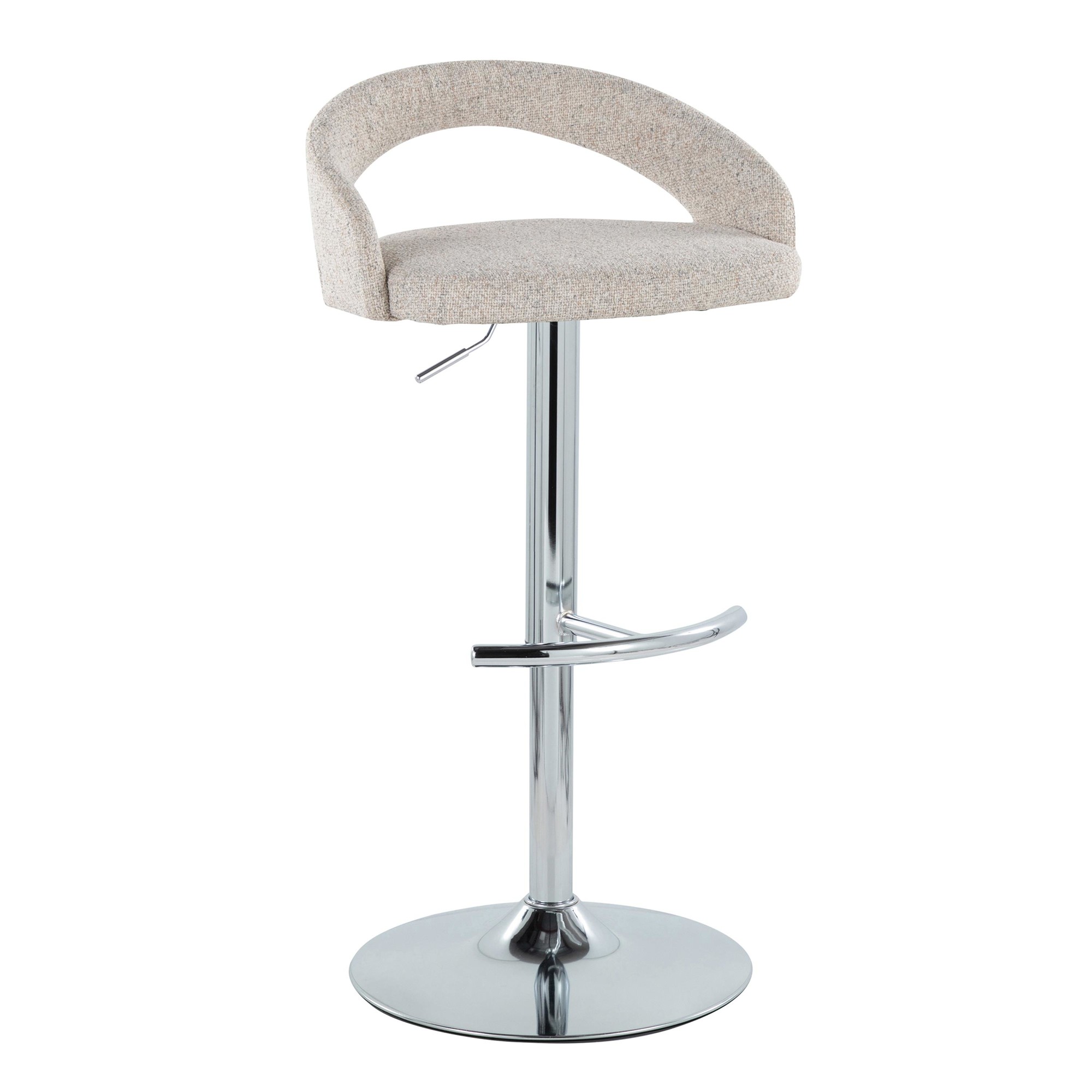 Grotto-Oat-Noise-Fabric-Chrome-Adjustable-Barstool-Set-of-2-3