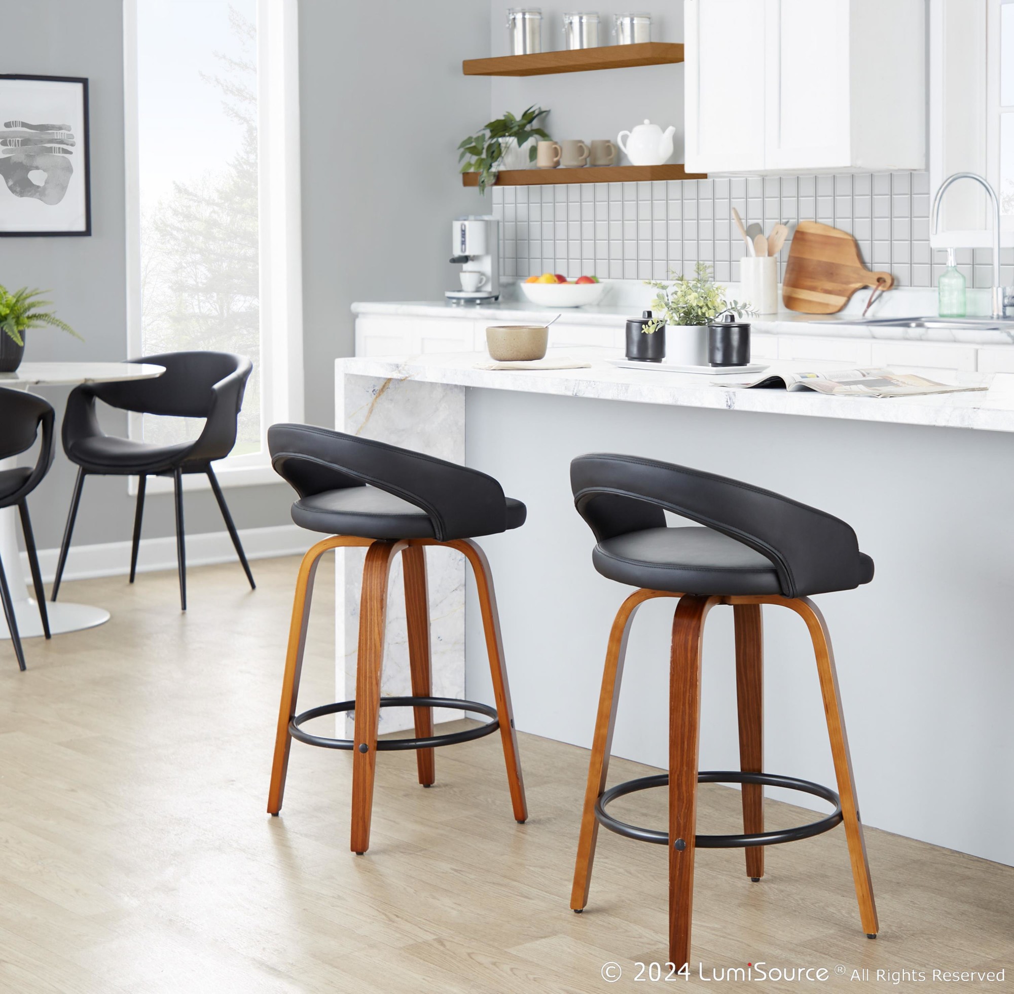 Grotto-Walnut-and-Black-Contemporary-Swivel-Counter-Stools-Set-of-2-1