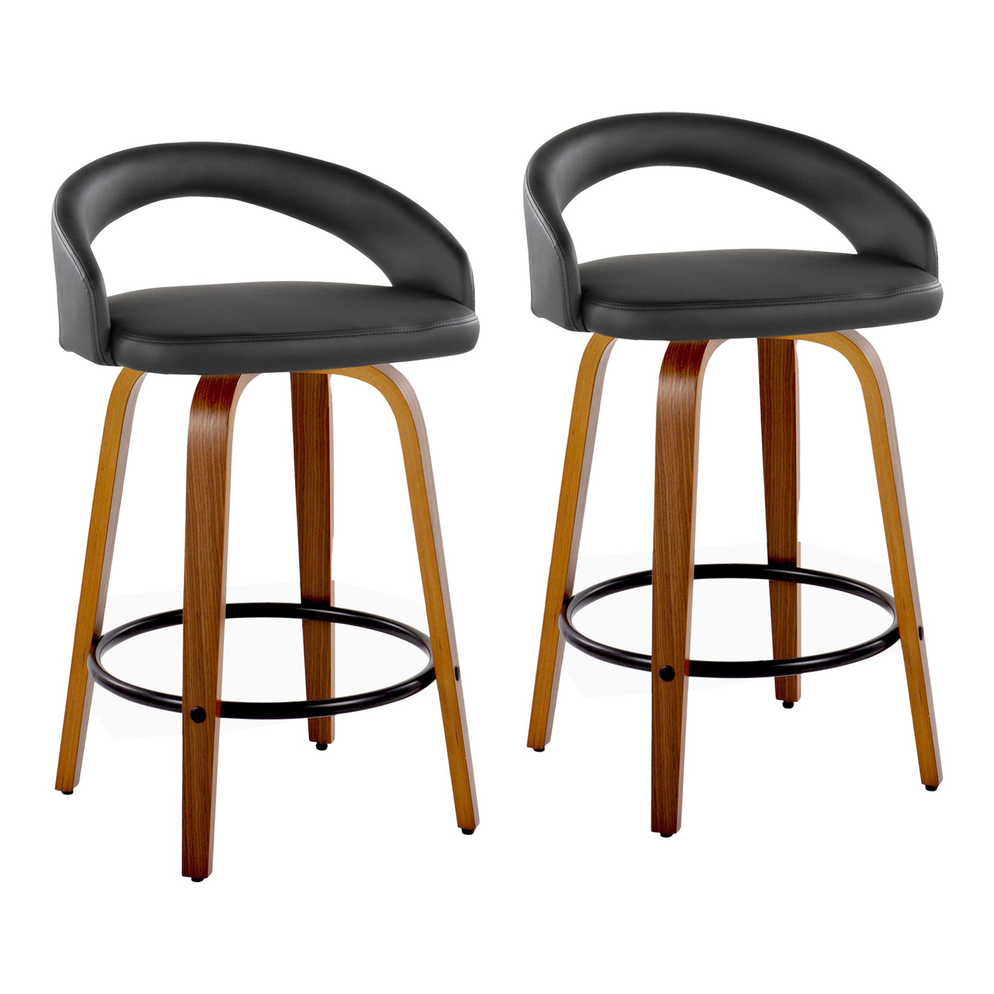 Grotto-Walnut-and-Black-Contemporary-Swivel-Counter-Stools-Set-of-2-2