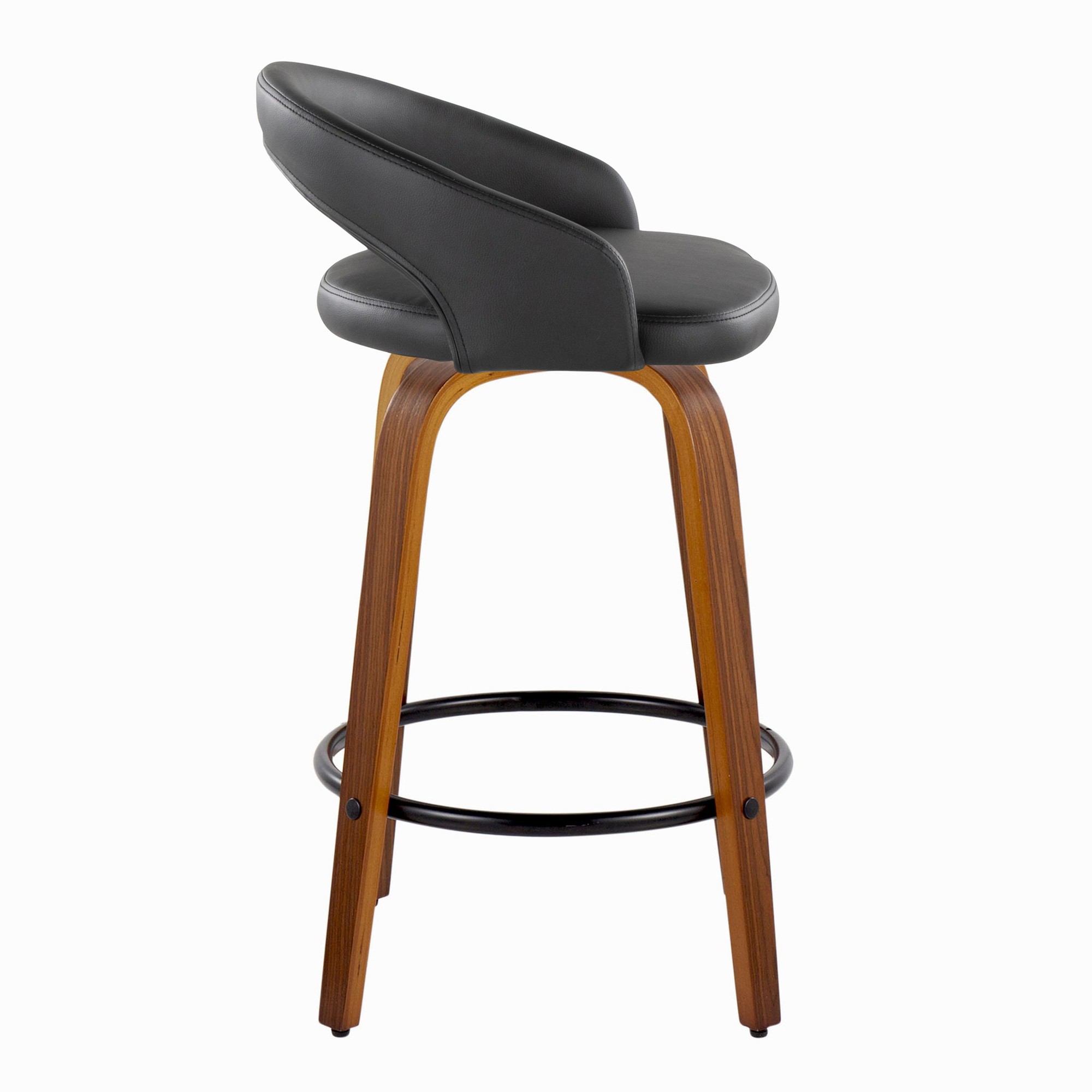 Grotto-Walnut-and-Black-Contemporary-Swivel-Counter-Stools-Set-of-2-4