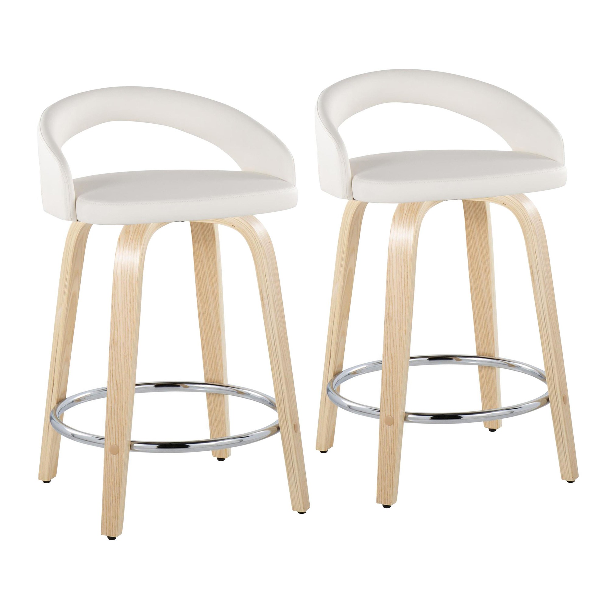 Grotto-White-Faux-Leather-24-Contemporary-Swivel-Stool-Set-of-2-2