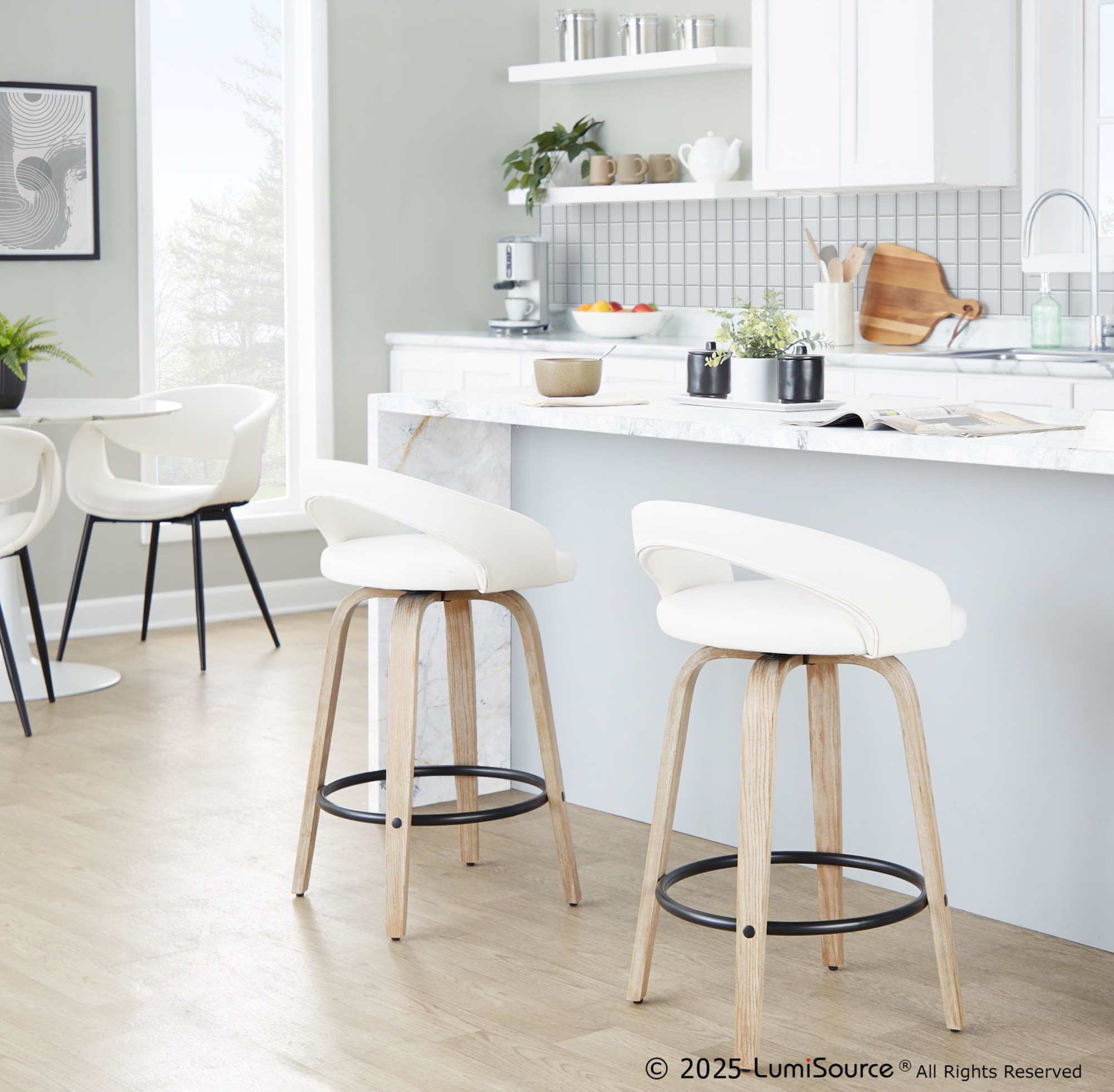 Grotto-White-Swivel-26-Inch-Contemporary-Counter-Stools-Set-of-2