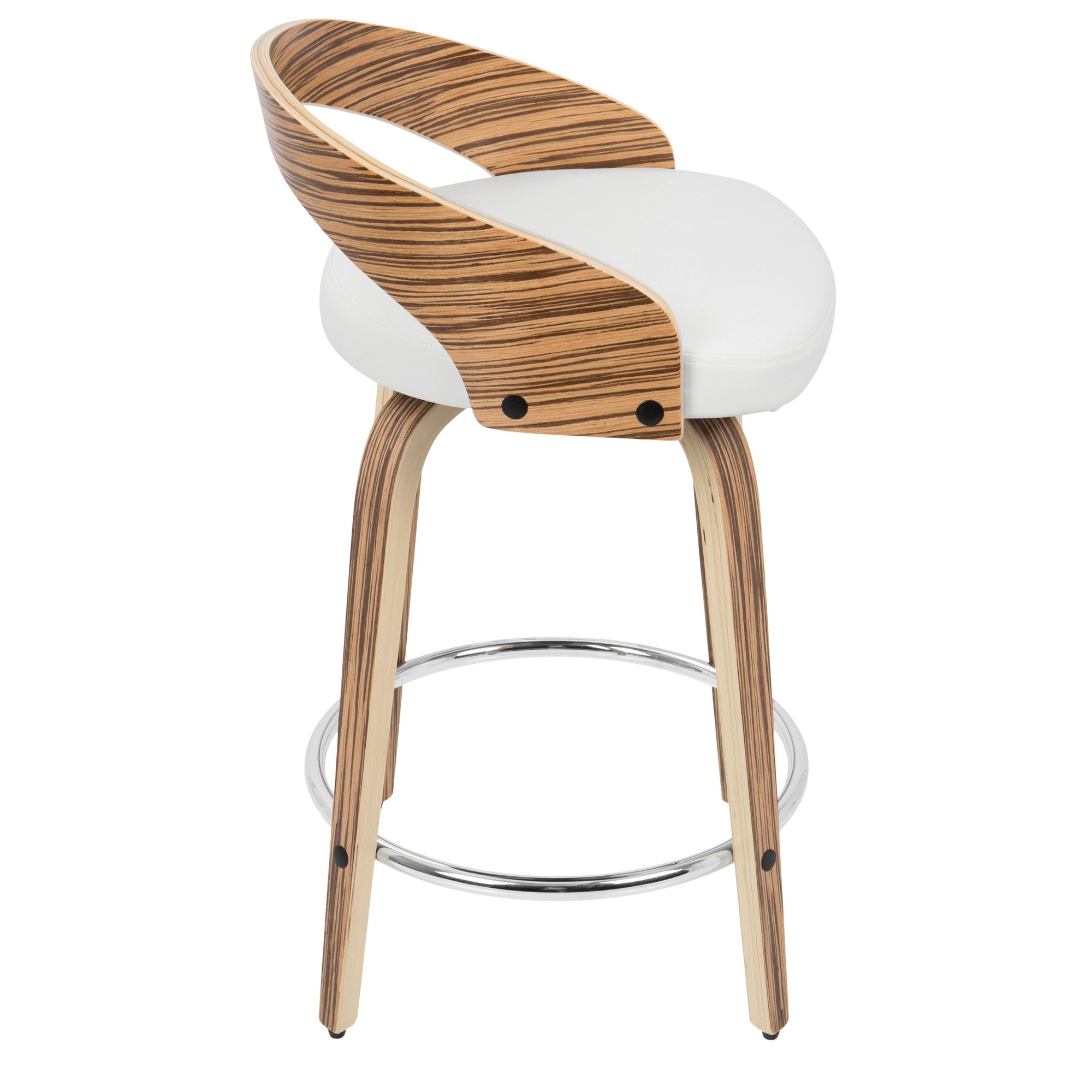 Grotto-Zebra-Wood-White-Swivel-Mid-Century-Modern-Counter-Stools-Set-of-2-3