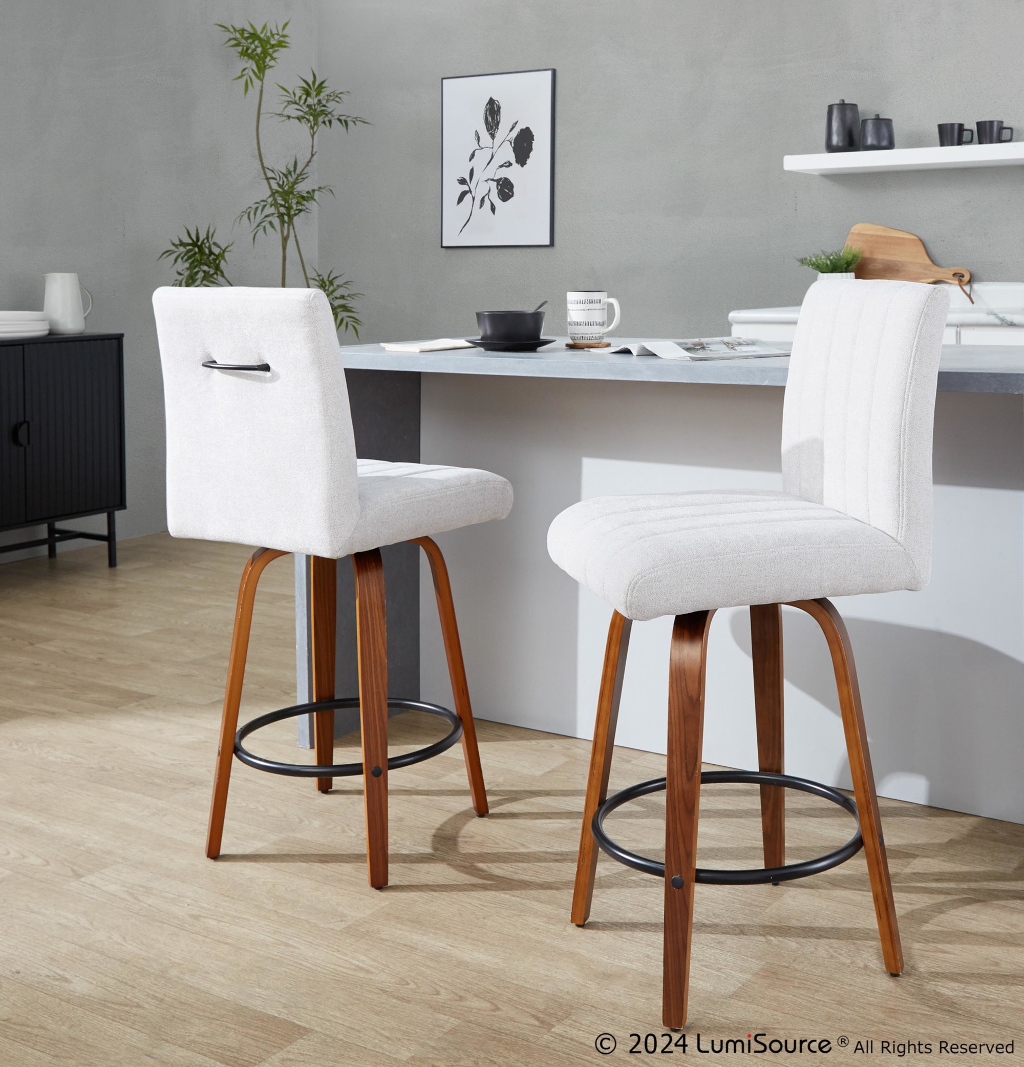 Hank-26-Walnut-and-Light-Grey-Contemporary-Swivel-Stools-Set-of-2