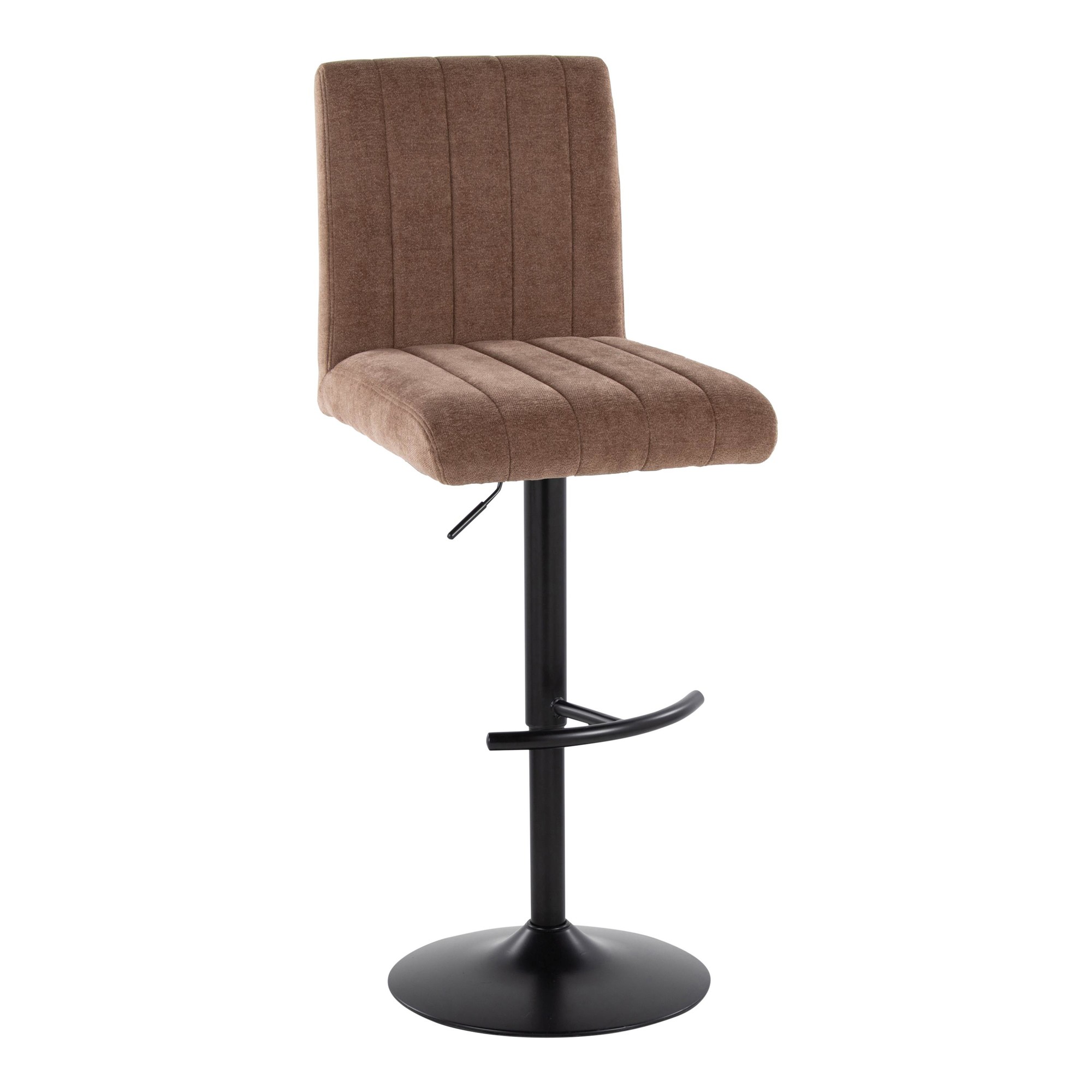 Hank-Brown-Fabric-Black-Metal-Contemporary-Adjustable-Barstools-Set-of-2-3