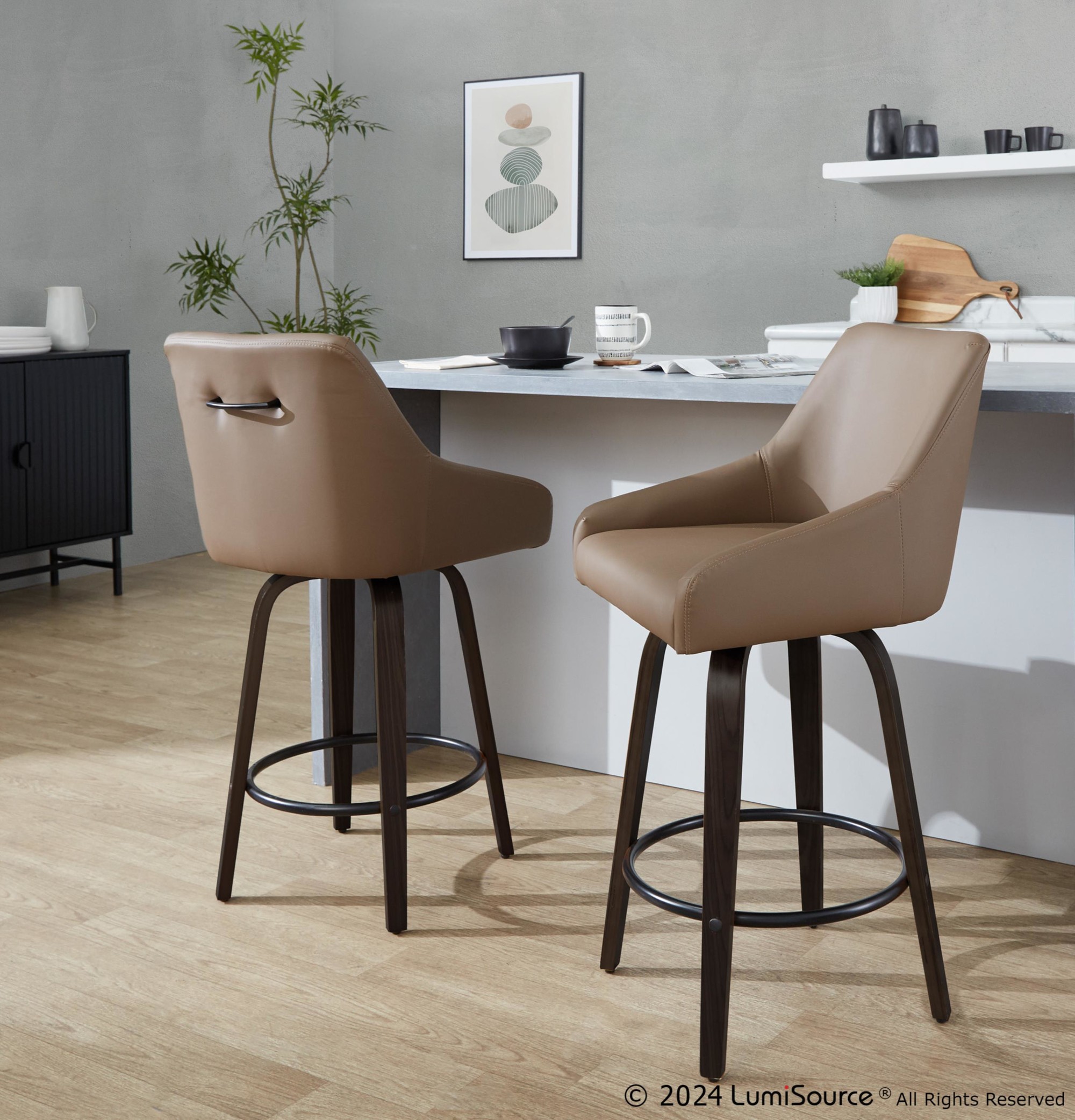 Hannah-26-Transitional-Brown-Faux-Leather-Swivel-Counter-Stools-Set-of-2