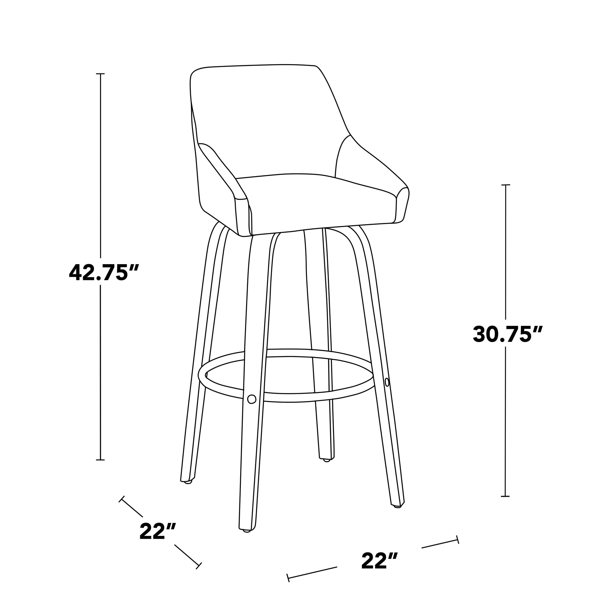 Hannah-30-Inch-Brown-Faux-Leather-Transitional-Swivel-Barstools-Set-of-2-8