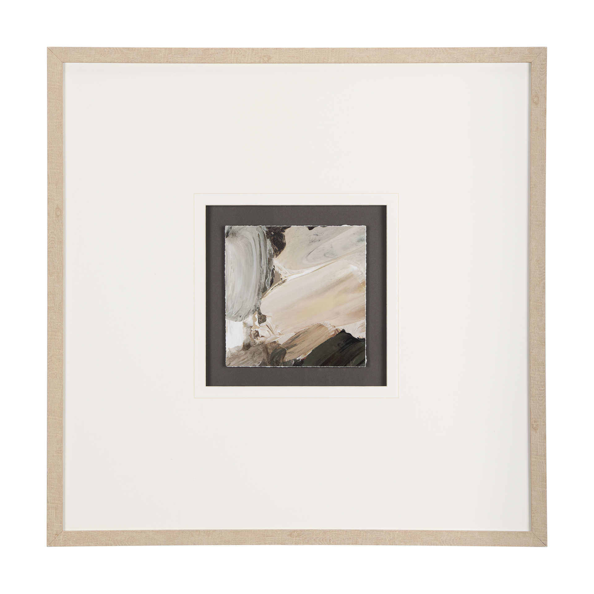 Harmonic-II-by-Mercana-Studio-a-Hand-Embelished-Textured-Framed-Art-Print-Matted-under-Glass