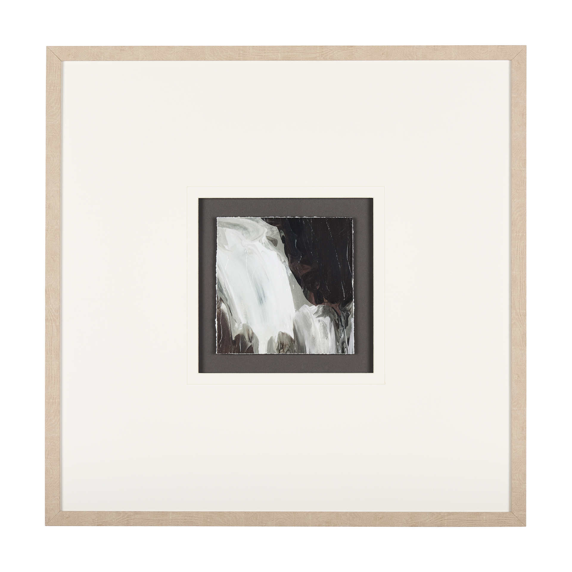Harmonic-VI-by-Mercana-Studio-a-Hand-Embelished-Textured-Framed-Art-Print-Matted-under-Glass
