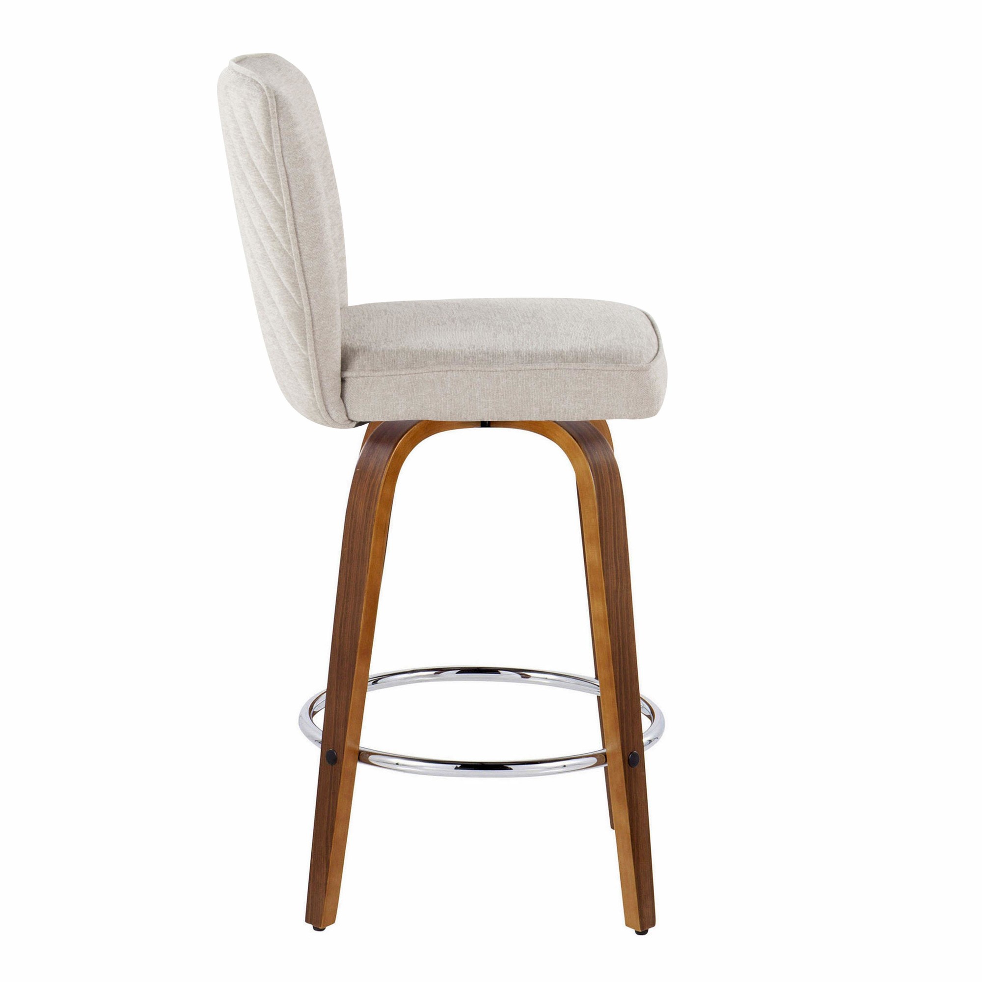 Henry-26-Inch-Contemporary-Walnut-and-Beige-Swivel-Stools-Set-of-2-6