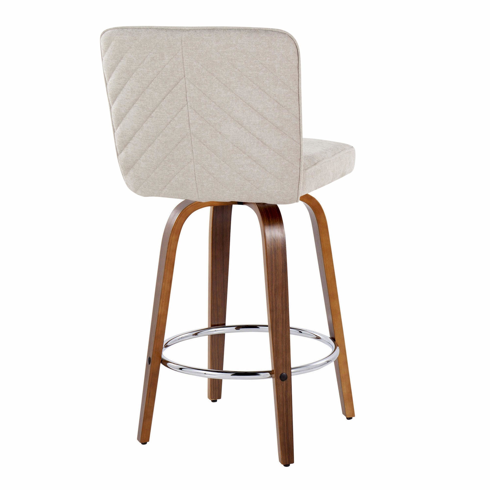 Henry-26-Inch-Contemporary-Walnut-and-Beige-Swivel-Stools-Set-of-2-7