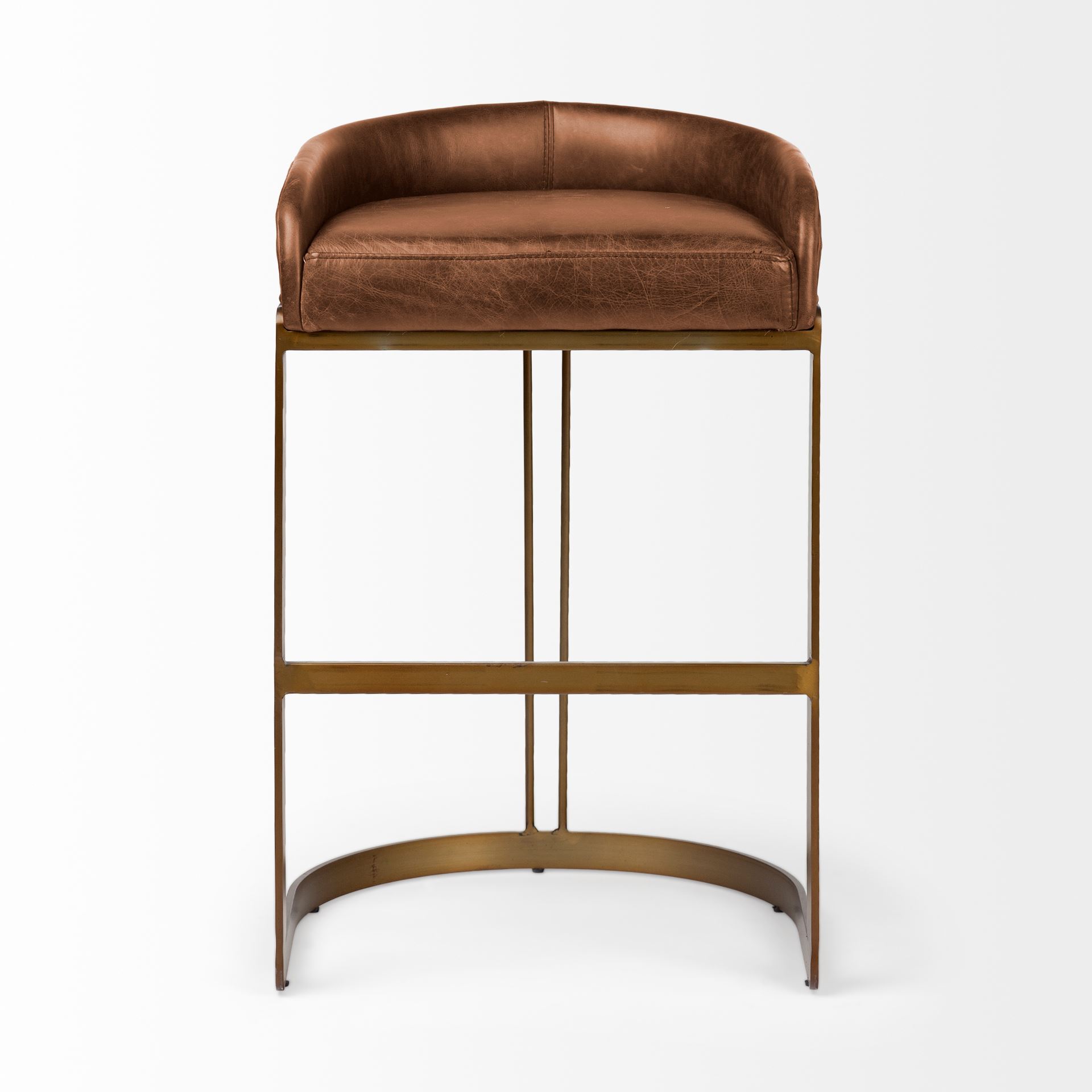 Hollyfield-II-Brown-Leather-Seat-Gold-Metal-Base-Bar-Stool-2