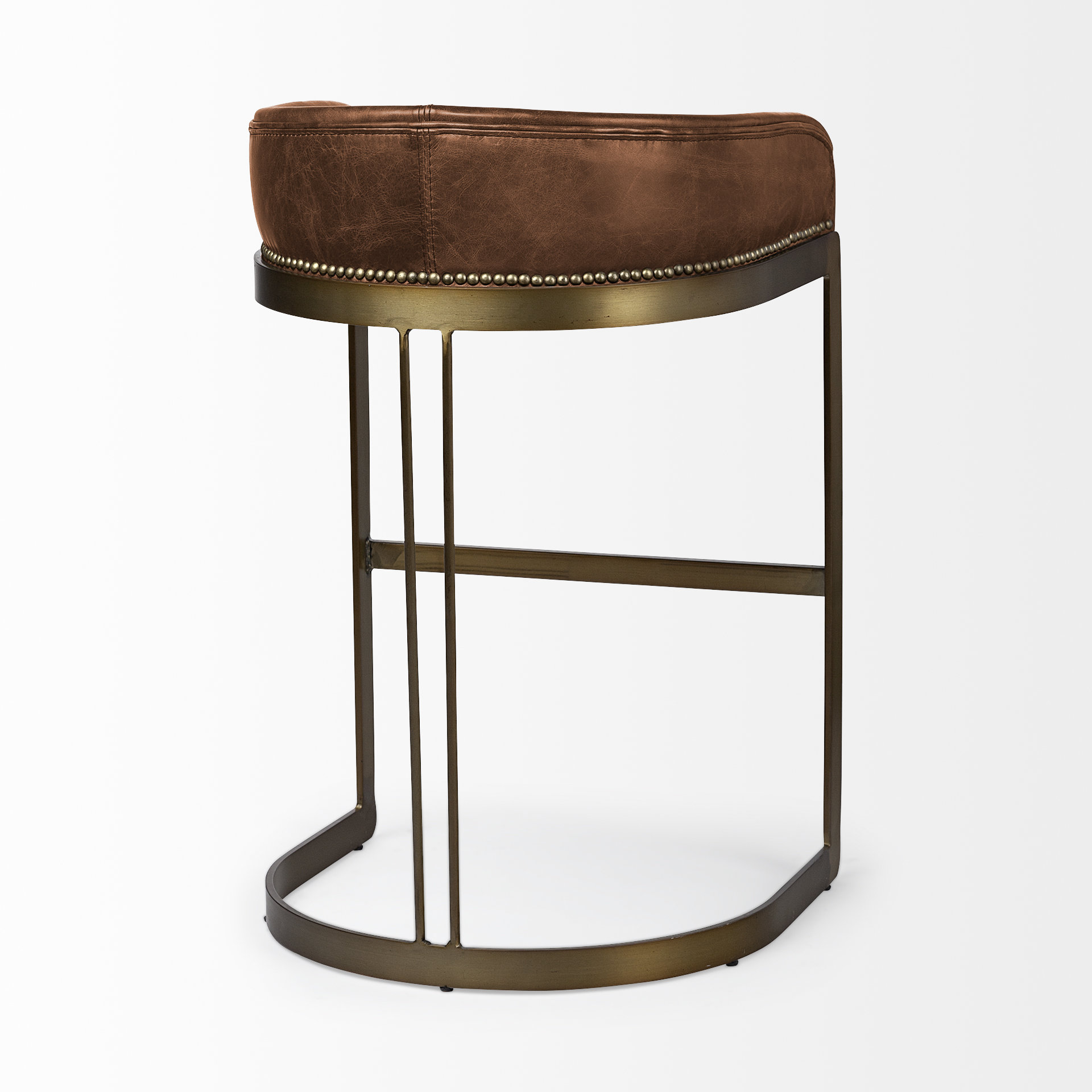 Hollyfield-II-Brown-Leather-Seat-Gold-Metal-Base-Bar-Stool-5