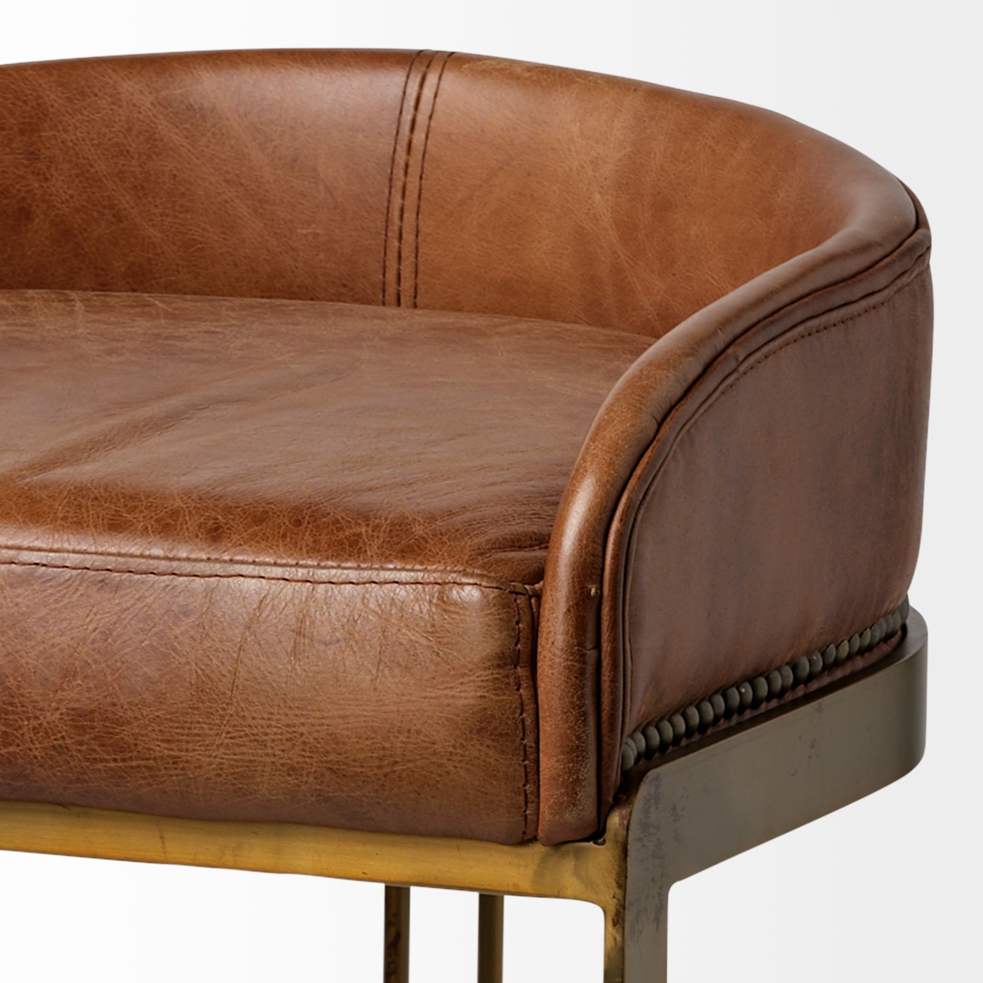 Hollyfield-II-Brown-Leather-Seat-Gold-Metal-Base-Stool-5