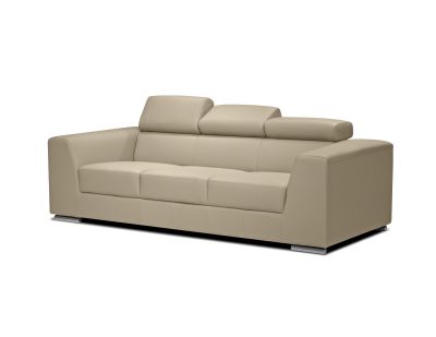 ICON-Wheat-Leather-Sofa-Adjustable-Headrests-Polished-Steel-Legs