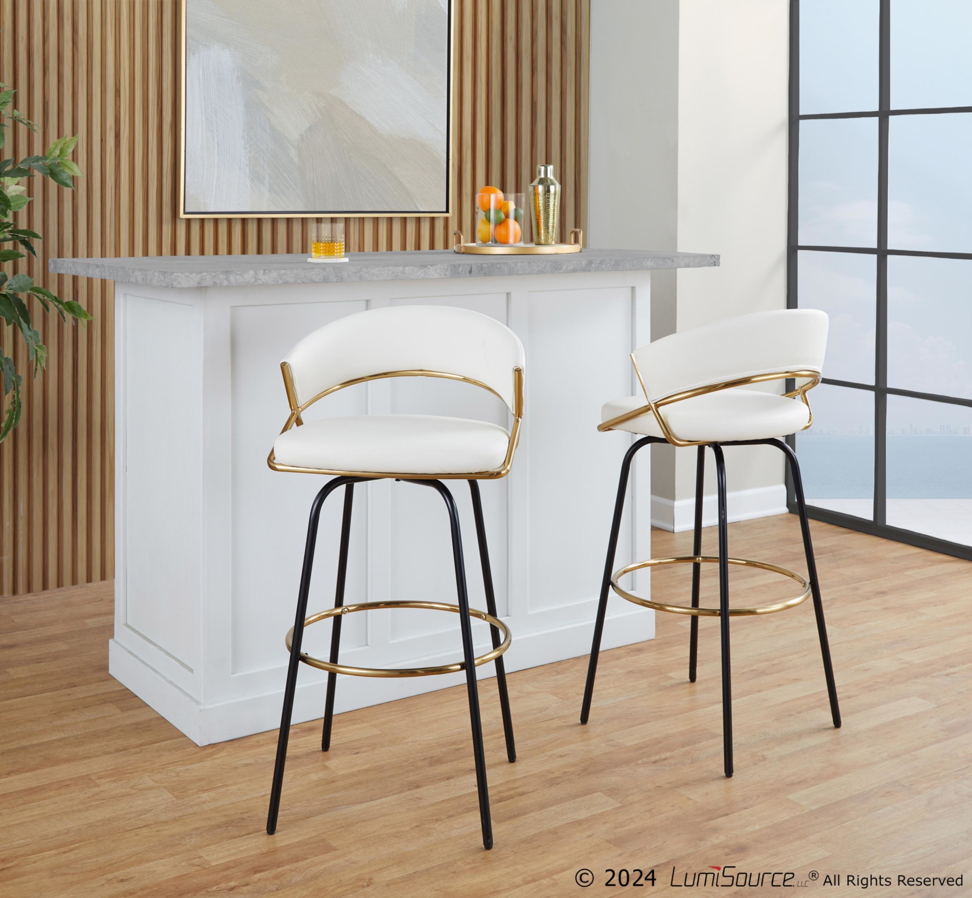 Jie-30-Gold-and-White-Contemporary-Barstools-Set-of-2-1