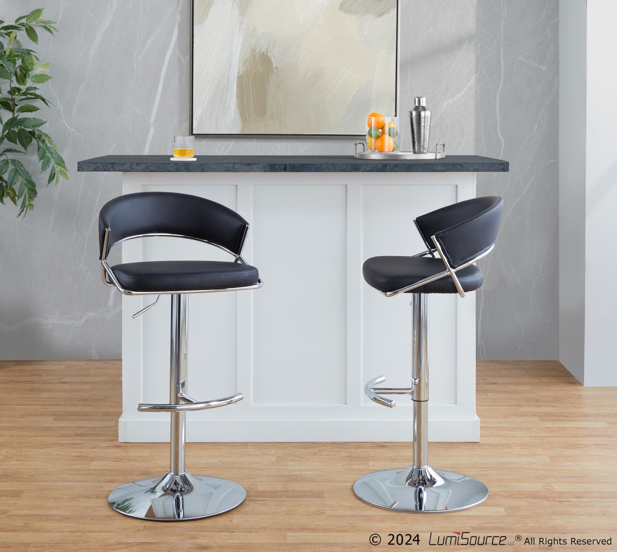 Jie-Chrome-and-Black-Faux-Leather-Contemporary-Barstool-Set-of-2-2