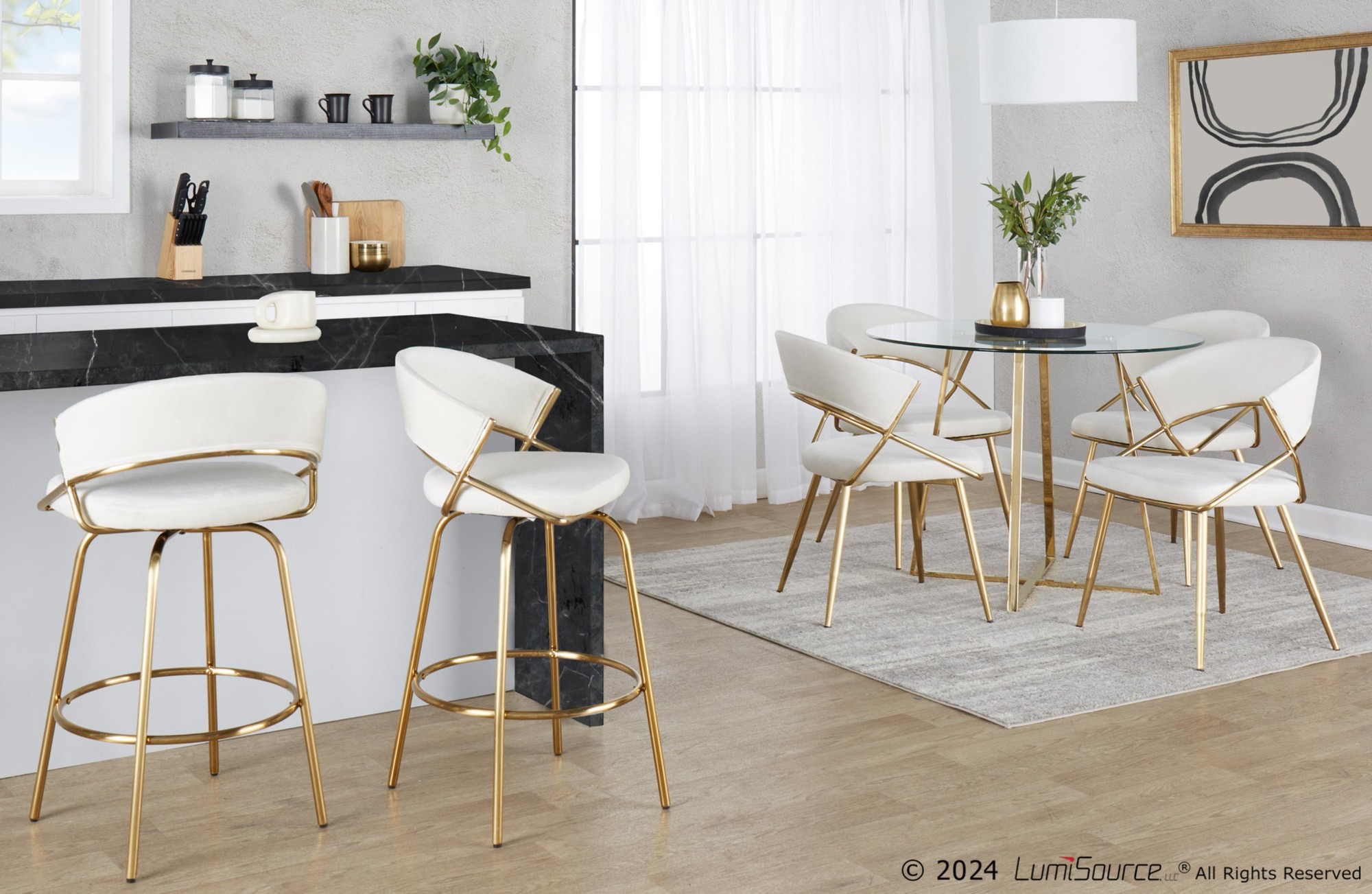 Jie-Gold-Metal-Cream-Velvet-Swivel-Counter-Stool-Set-of-2