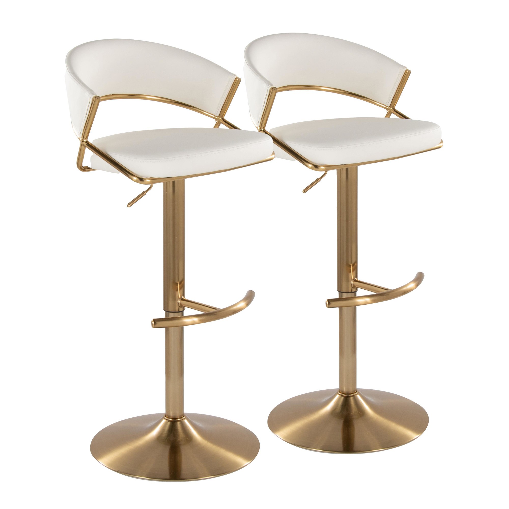 Jie-Gold-Metal-White-Faux-Leather-Contemporary-Swivel-Barstools-Set-of-2-4