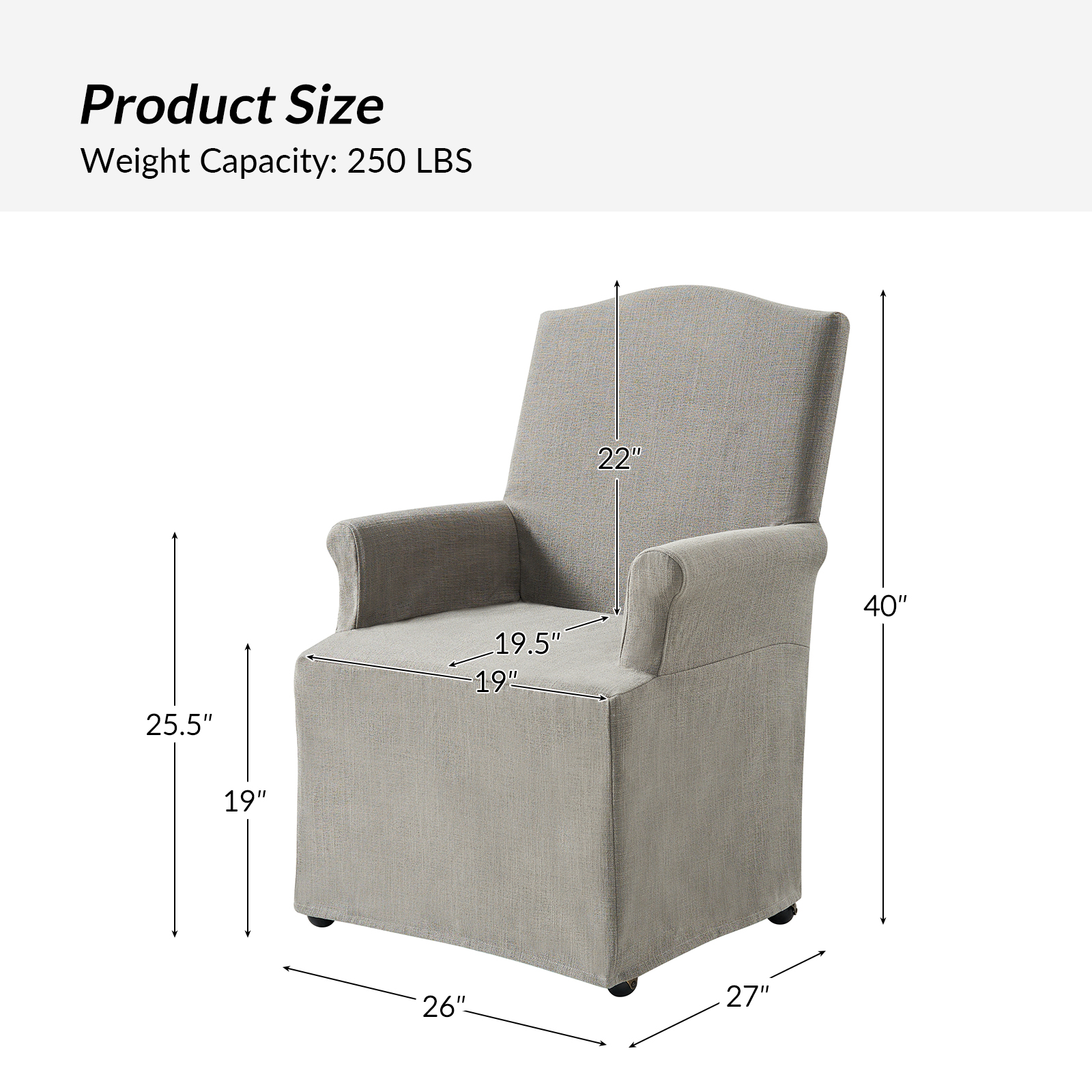 Kanrad-Slipcover-Roll-Arm-Dining-Chair-with-Casters-4