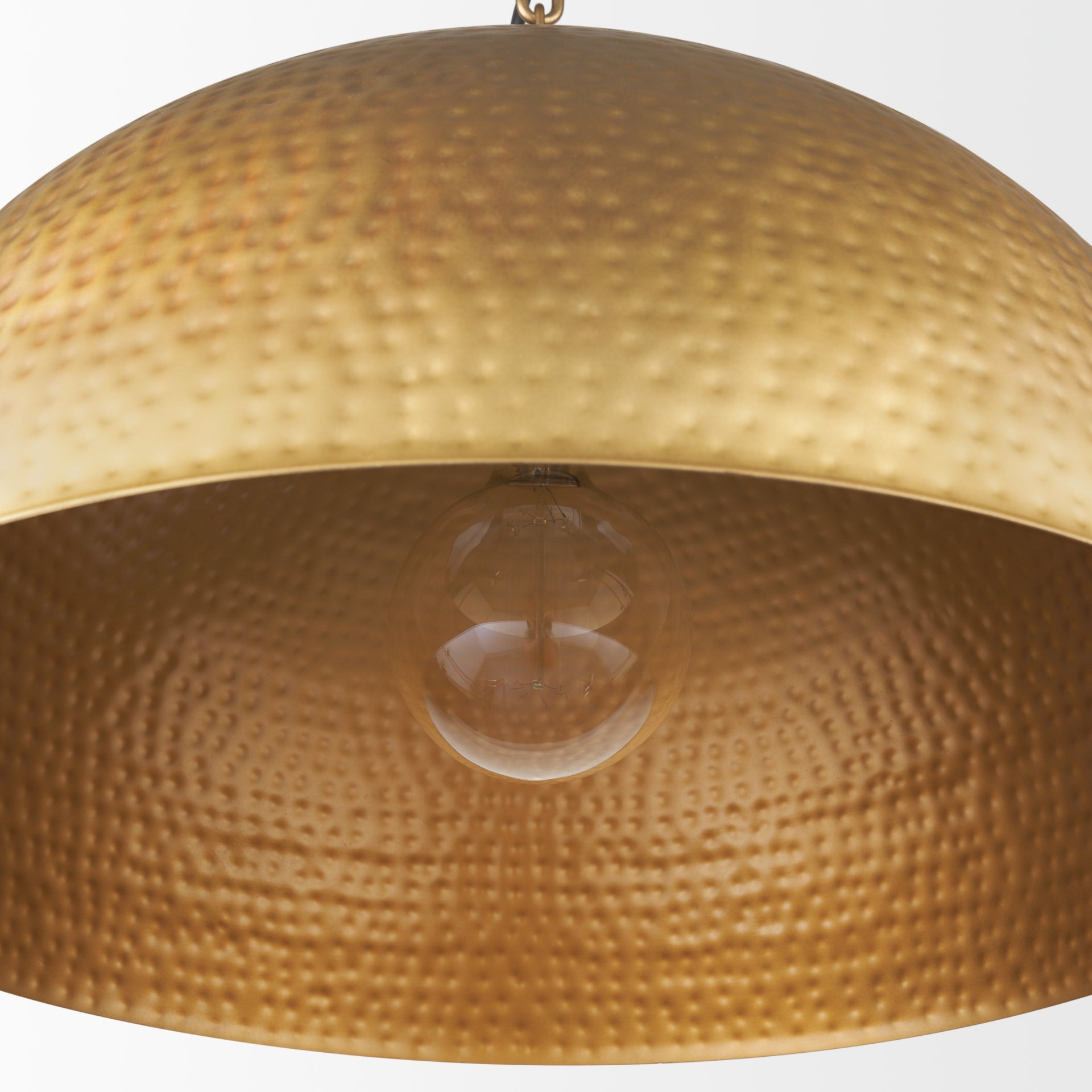 Karina-24-Round-Brass-tone-Hammered-Metal-Dome-Pendant-Light-7