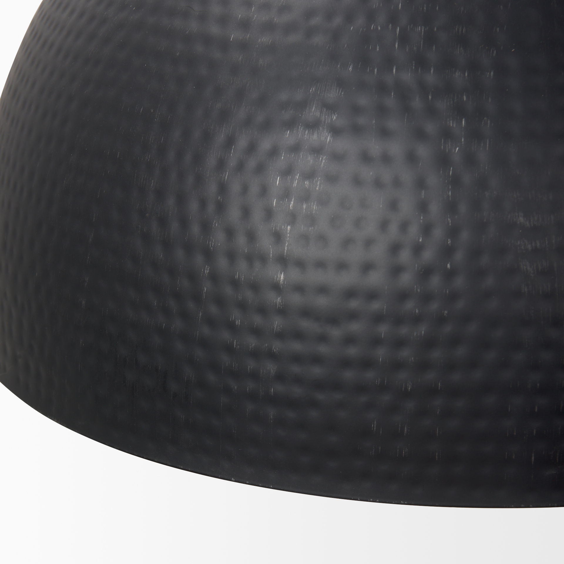 Karina-24-Round-Matte-Black-Hammered-Metal-Dome-Pendant-Light-7