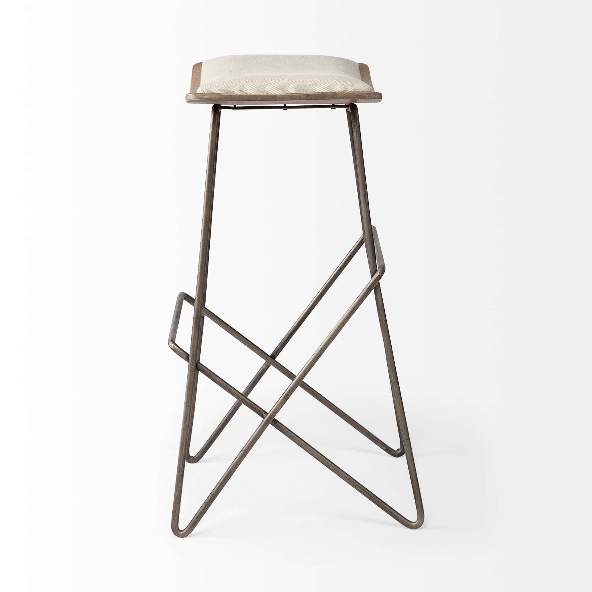 Katniss-30-Total-Height-Cream-Fabric-Seat-Gold-Metal-Frame-Bar-Stool-4