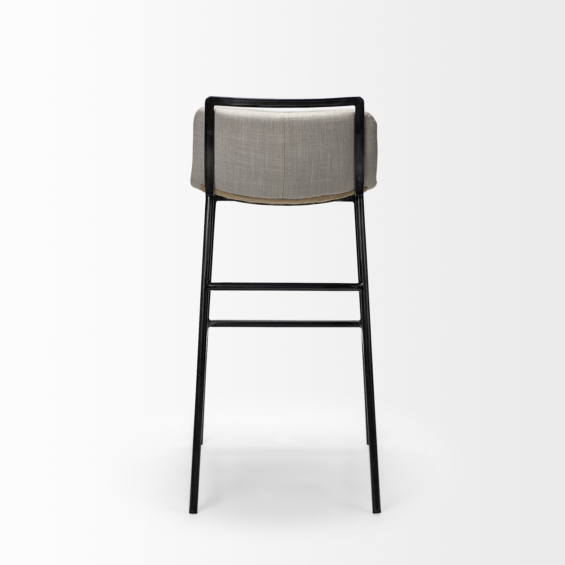 Kavalan-33.5-Total-Height-Beige-Upholstered-Seat-Gray-Metal-Frame-Counter-Stool-4