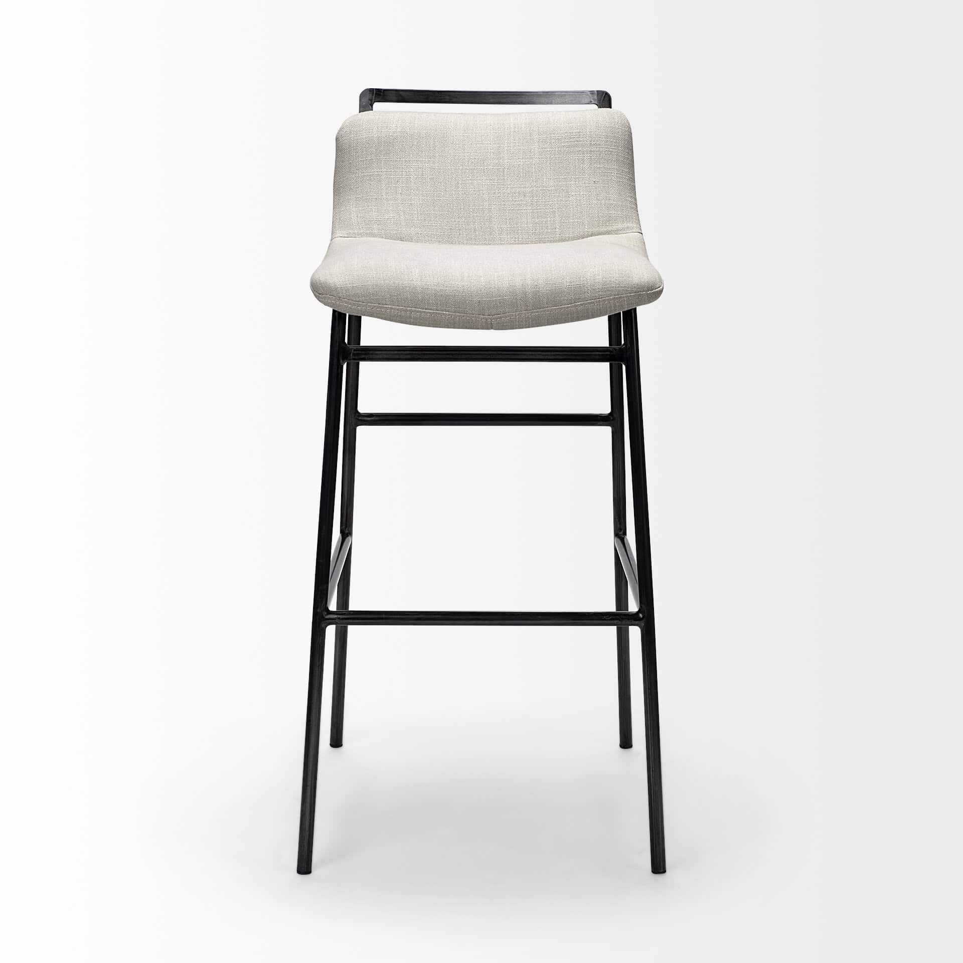 Kavalan-37.5-Total-Height-Beige-Upholstered-Seat-Gray-Metal-Frame-Bar-Stool-2