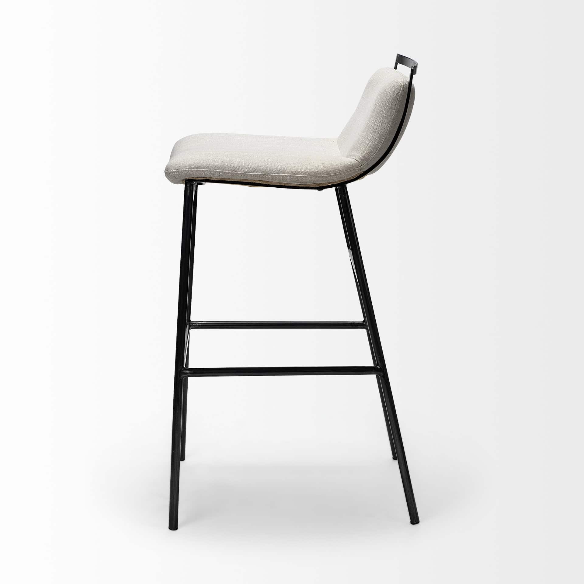 Kavalan-37.5-Total-Height-Beige-Upholstered-Seat-Gray-Metal-Frame-Bar-Stool-3