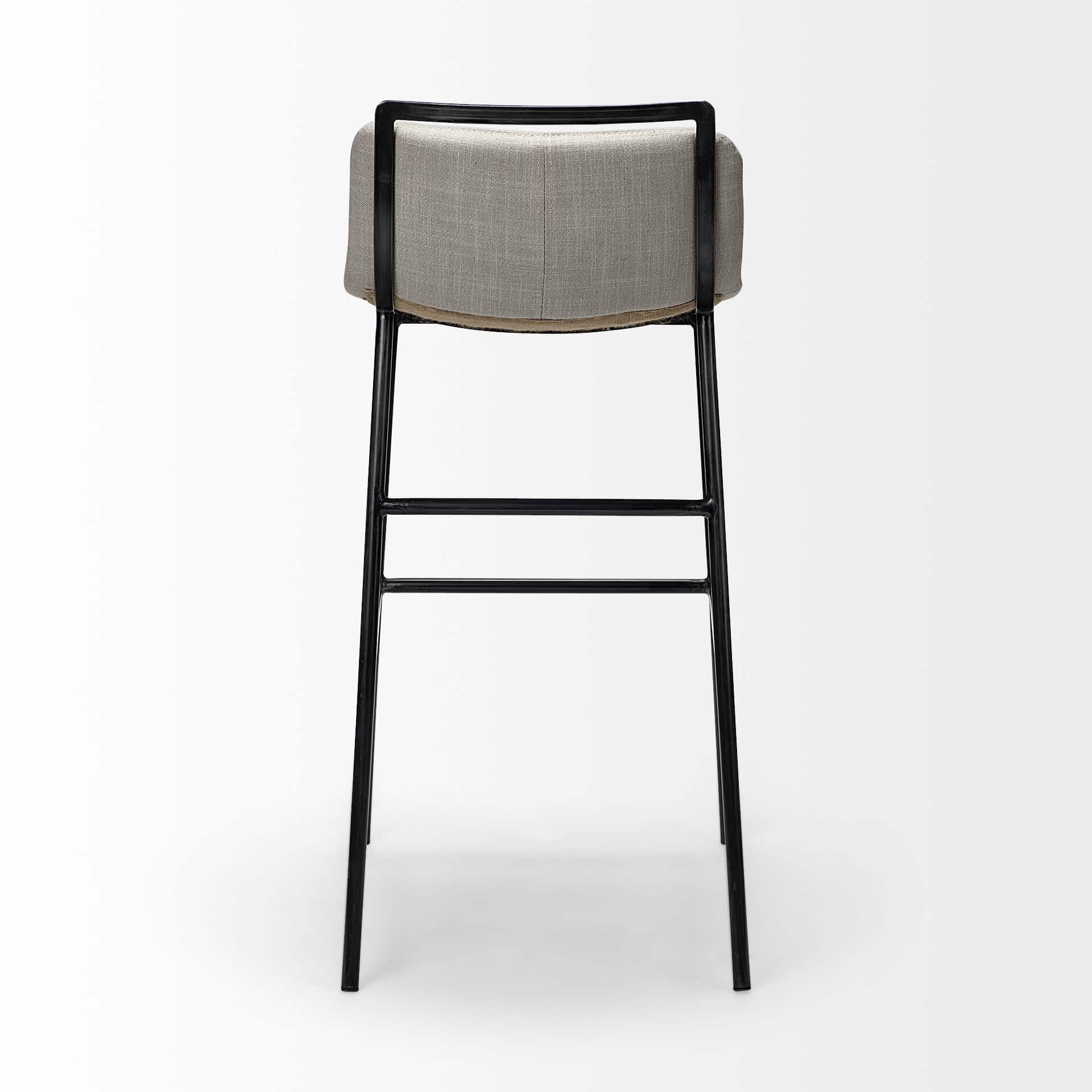 Kavalan-37.5-Total-Height-Beige-Upholstered-Seat-Gray-Metal-Frame-Bar-Stool-4