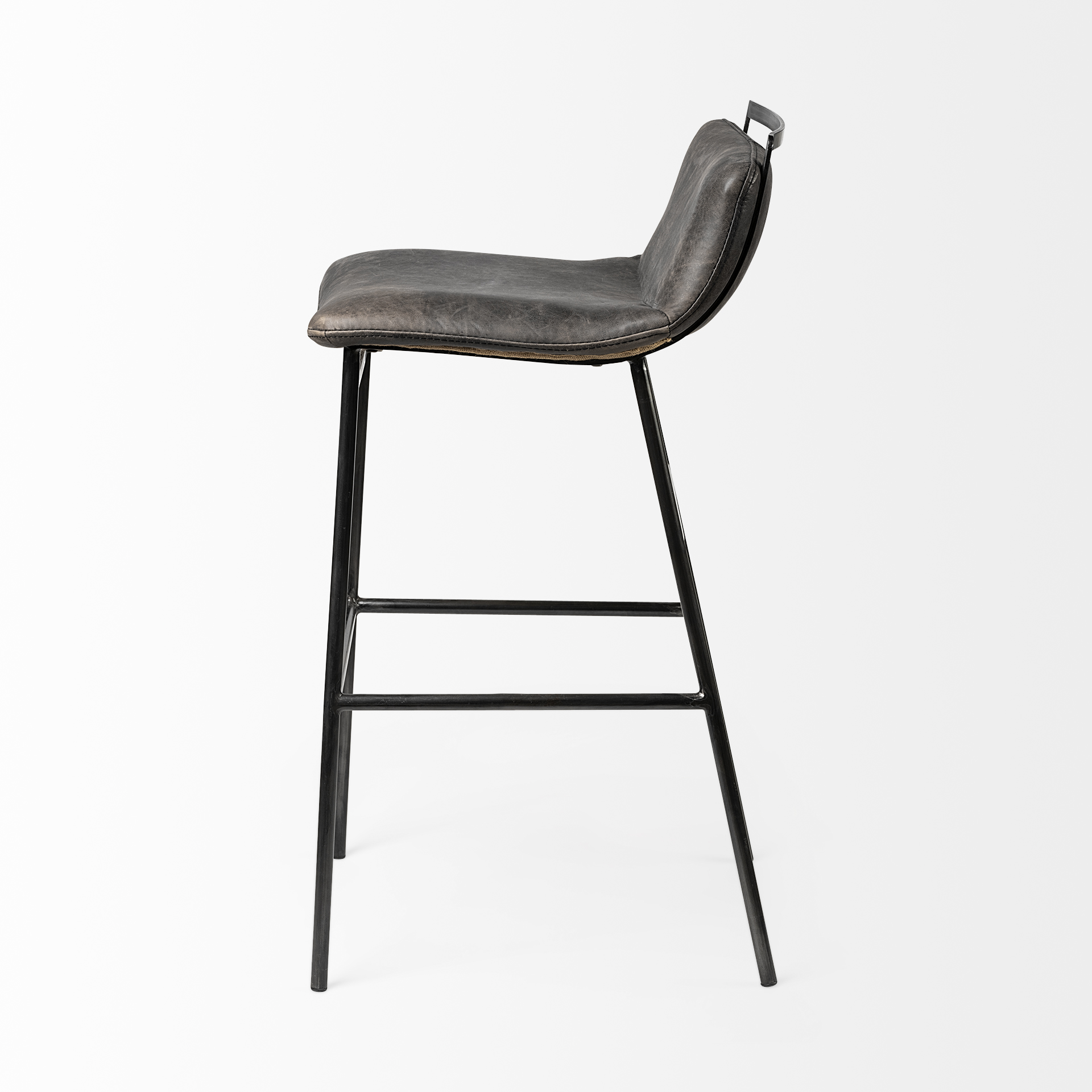 Kavalan-37.5-Total-Height-Ebony-Leather-Seat-Black-Metal-Frame-Bar-Stool-3