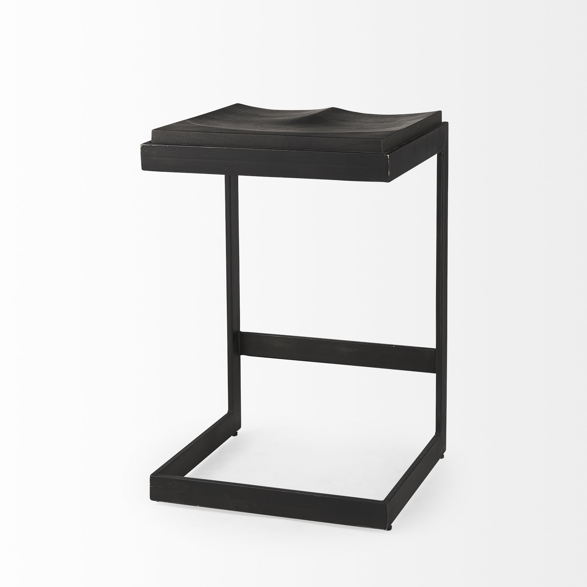 Kiran-17L-x-17W-x-26H-Black-Wood-W-Black-Metal-Base-C-Shape-Counter-Stool-5