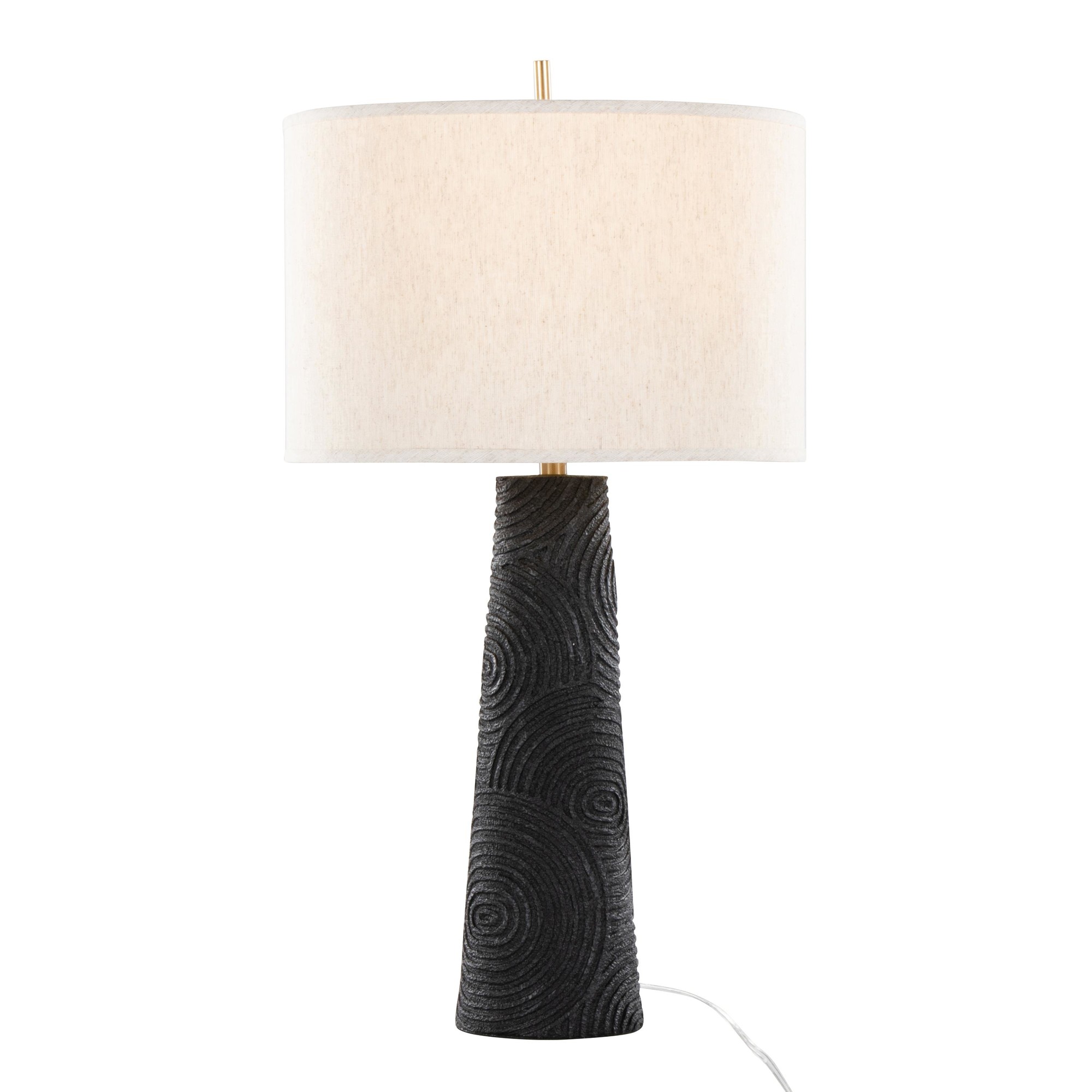Kona-Black-Contemporary-Table-Lamps-Brass-Accents-Set-of-2-3